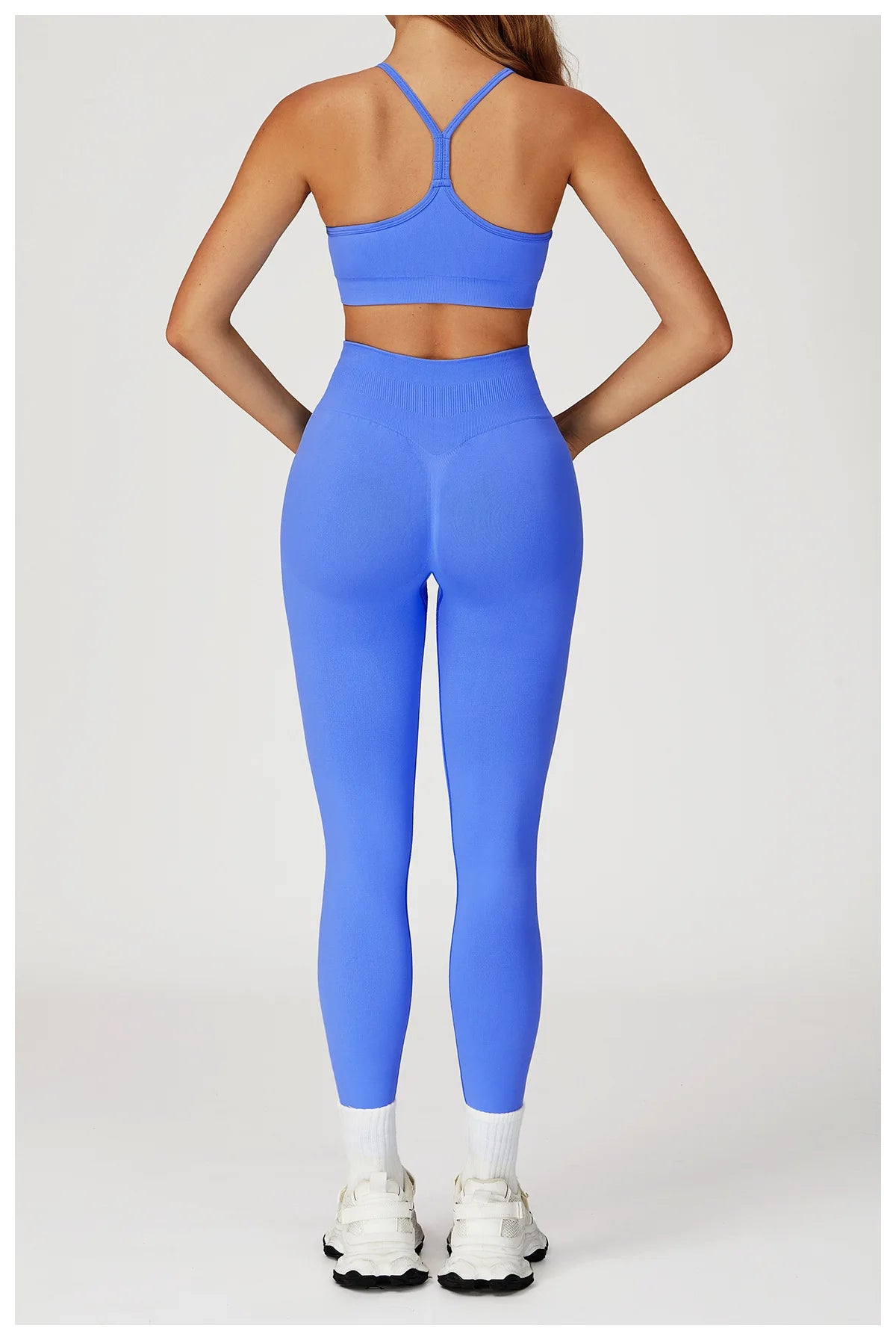 Seamless High Waist Solid Leggings Women Slim Tights Fitness Yoga Elastic Leggings Push Up Butt Knit Fashion Gym Workout Pants