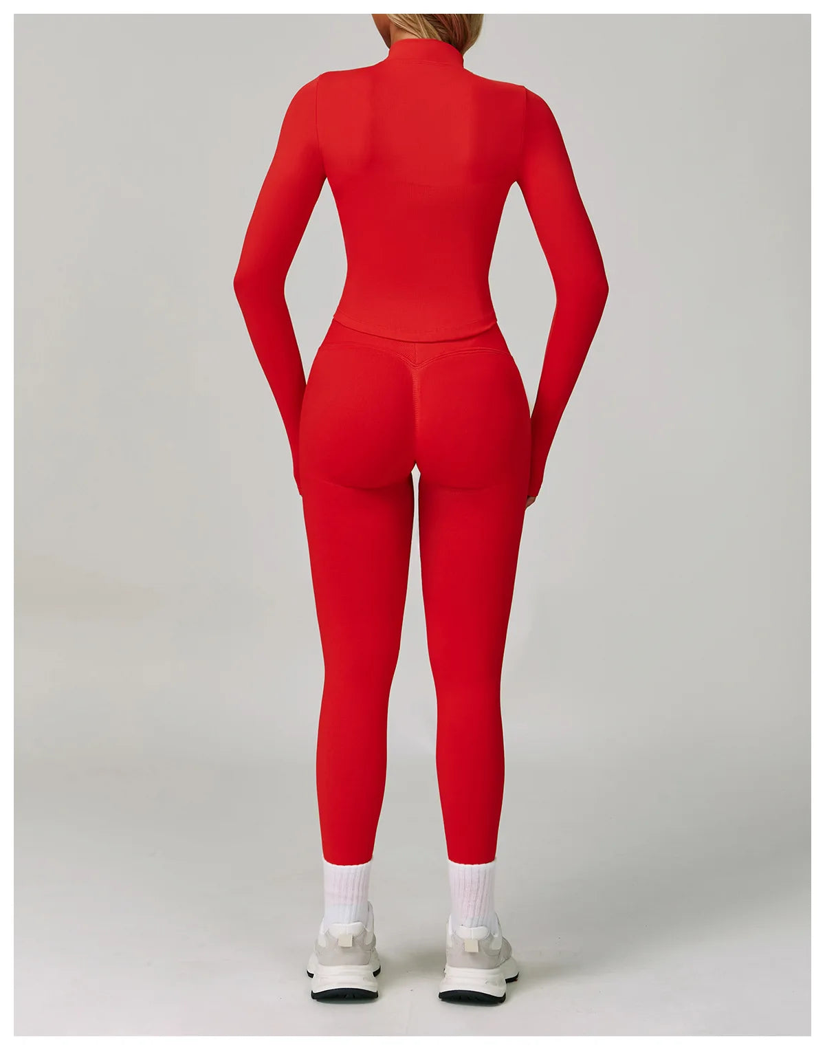 2/3PCS Yoga Suit Sports Set Women Tracksuit Gym Set Seamless Running Workout Set Push Up Long Sleeve Sports Jacket Yoga Clothing