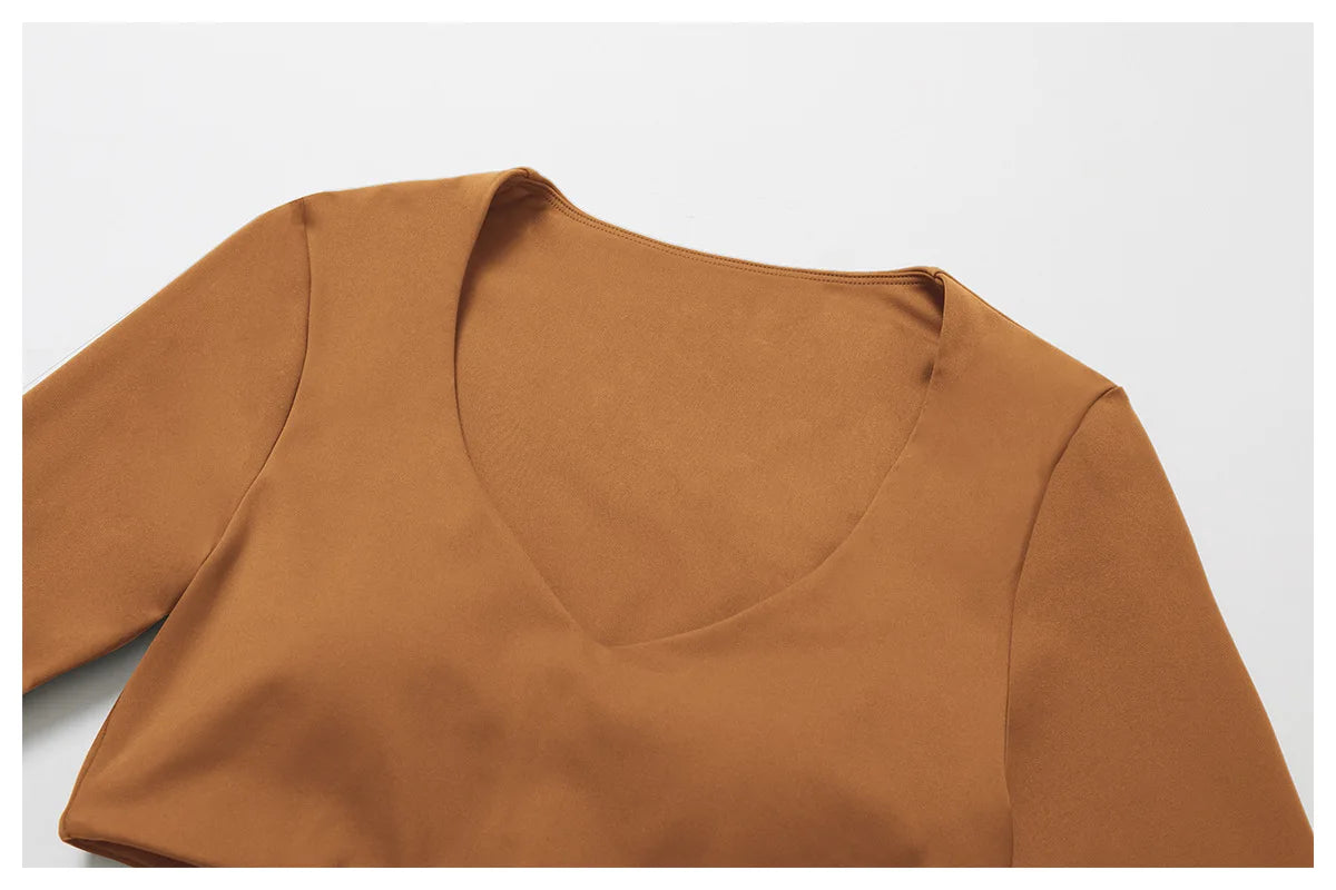 Yoga Shirts For Women Crop Top Long Sleeve Fitness Running Women Gym Clothes Workout Dry Fit Breathable High Elastic Sports Tops