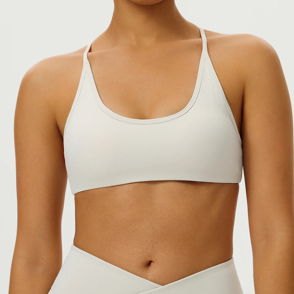 Women Underwear Breathable Sports Bra Shockproof Fitness Tops Push Up Gym Crop Top Brassiere Sport Bras Gym Workout Top Yoga Bra