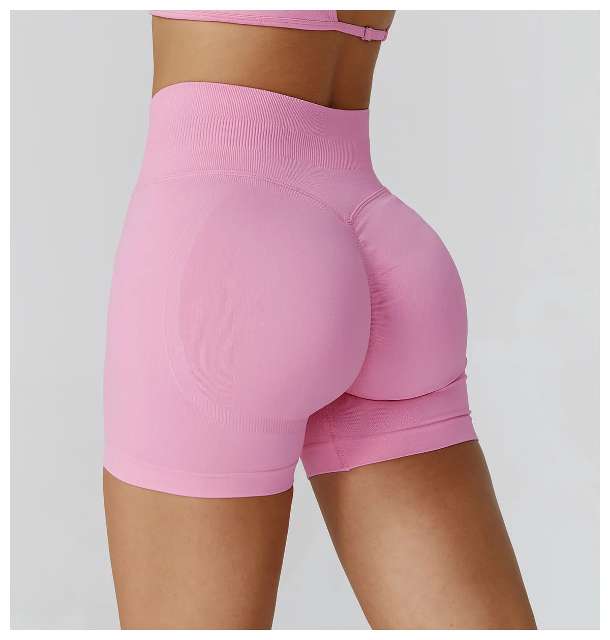 Seamless Running Impact Sports Shorts Women Buttock Lift Gym Leggings Women Cycling Slim Workout Shorts High Waist Yoga Shorts