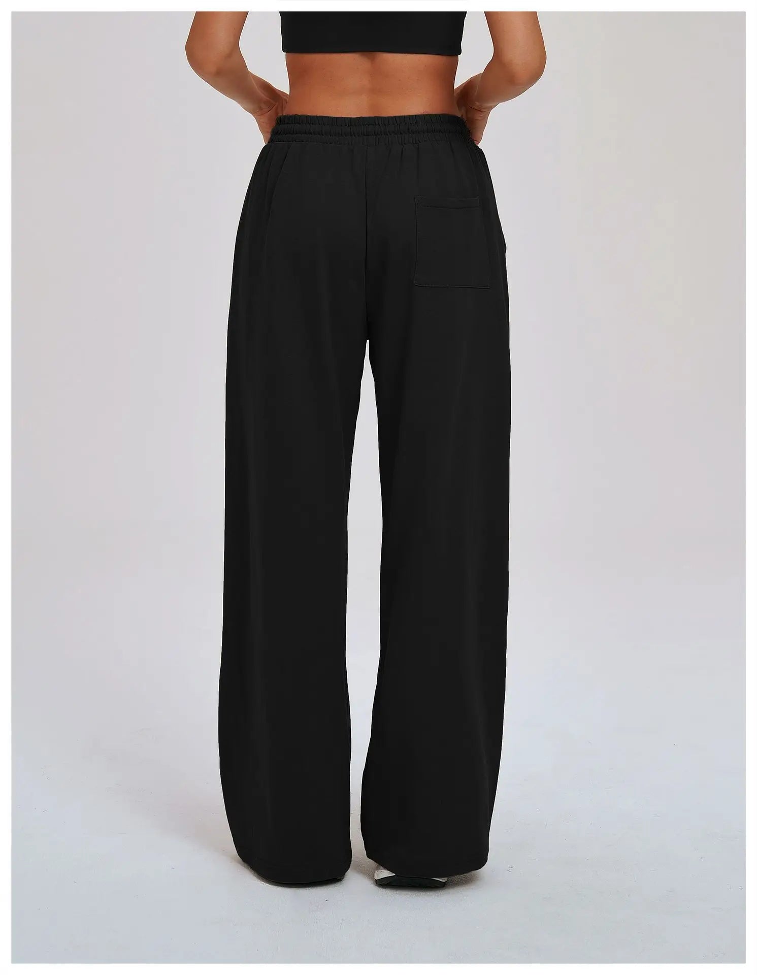 Yoga Pants Women's Gym Workout Pants Loose Wide Leg Casual Straight Leg Pants Outdoor Cycling And Running Sports Pants
