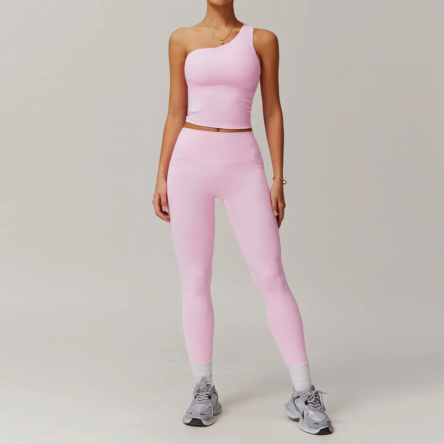 2PCS Yoga Suit Gym Set Women Sports Set Women Long Sleeve Running Workout Sportswear Female Tracksuit Sports Shirt Yoga Clothing