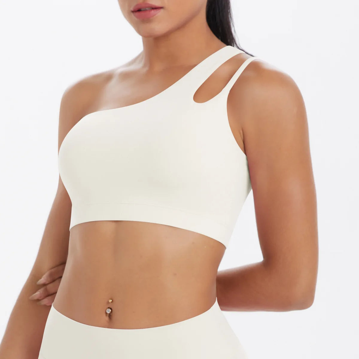 Sports Bra Women Push Up Fitness Bras One Shoulder Underwear Shockproof Yoga Bra Workout Bra Yoga Running Bra Sexy Vest