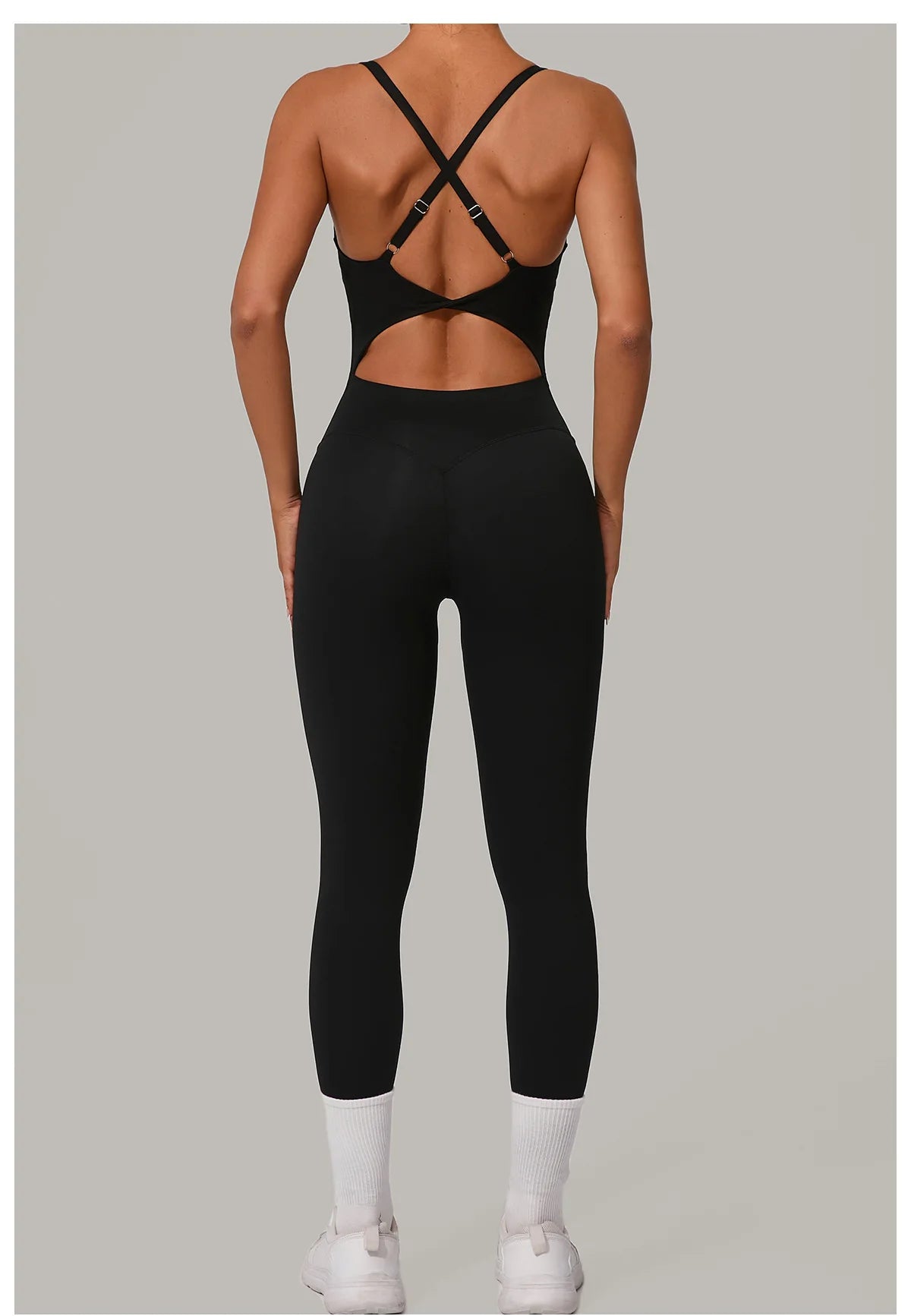 Yoga Set Women Tracksuit Sexy Backless One-piece Suit Female Rompers Quick Dry Yoga Clothing Workout Bodysuits Sports Jumpsuit