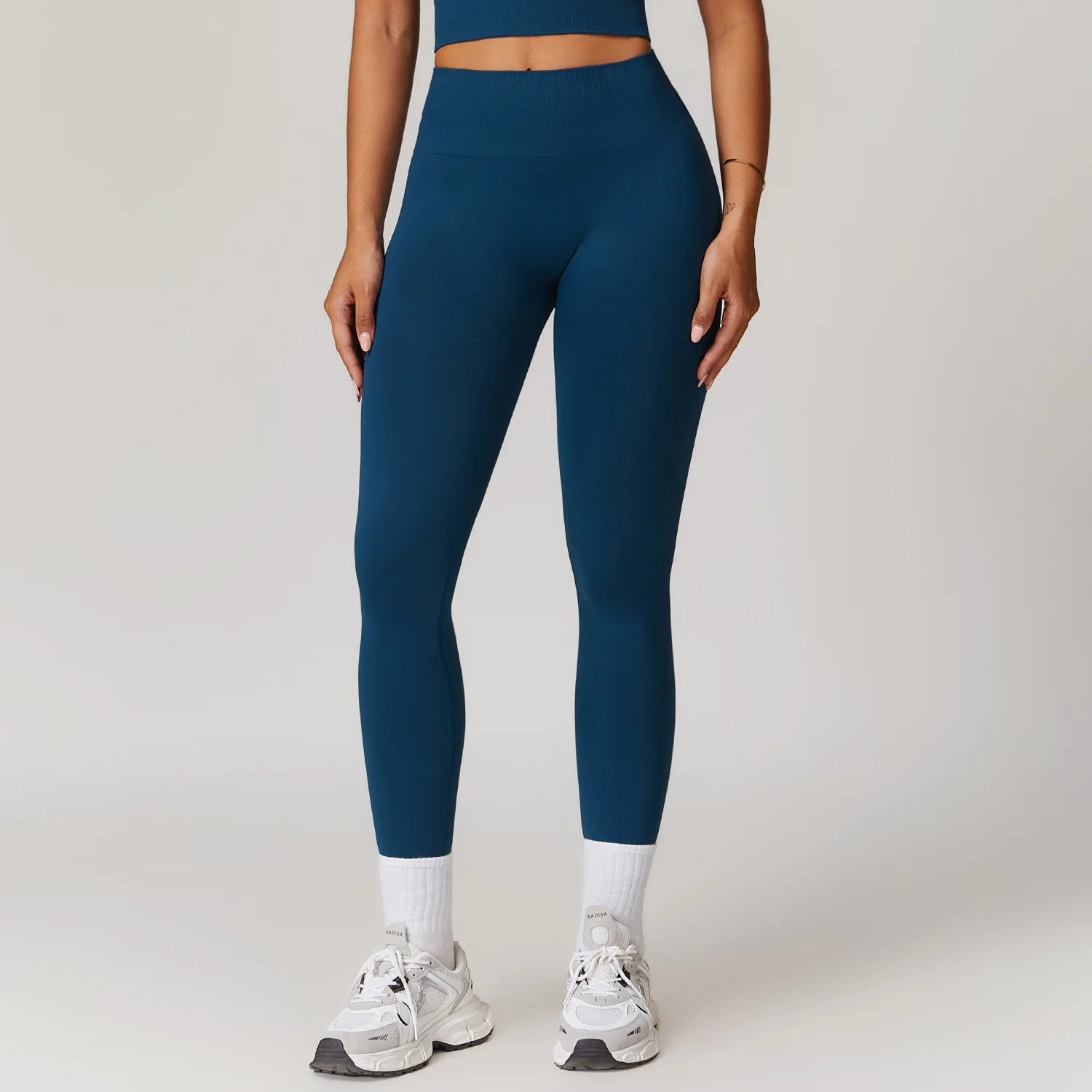 High Waist Seamless Leggings Women Fitness Running Yoga Pants Ribbed Leggings Energy Gym Tights Leggings Casual Workout Leggings