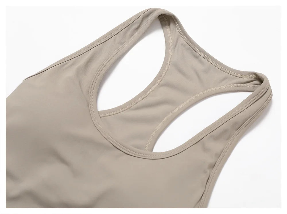 Open Back Jumpsuit for Women Workout Gym Romper Padded Yoga Set V Neck Gym Suit Backless Bodysuit Fitness Padded Gym Clothing