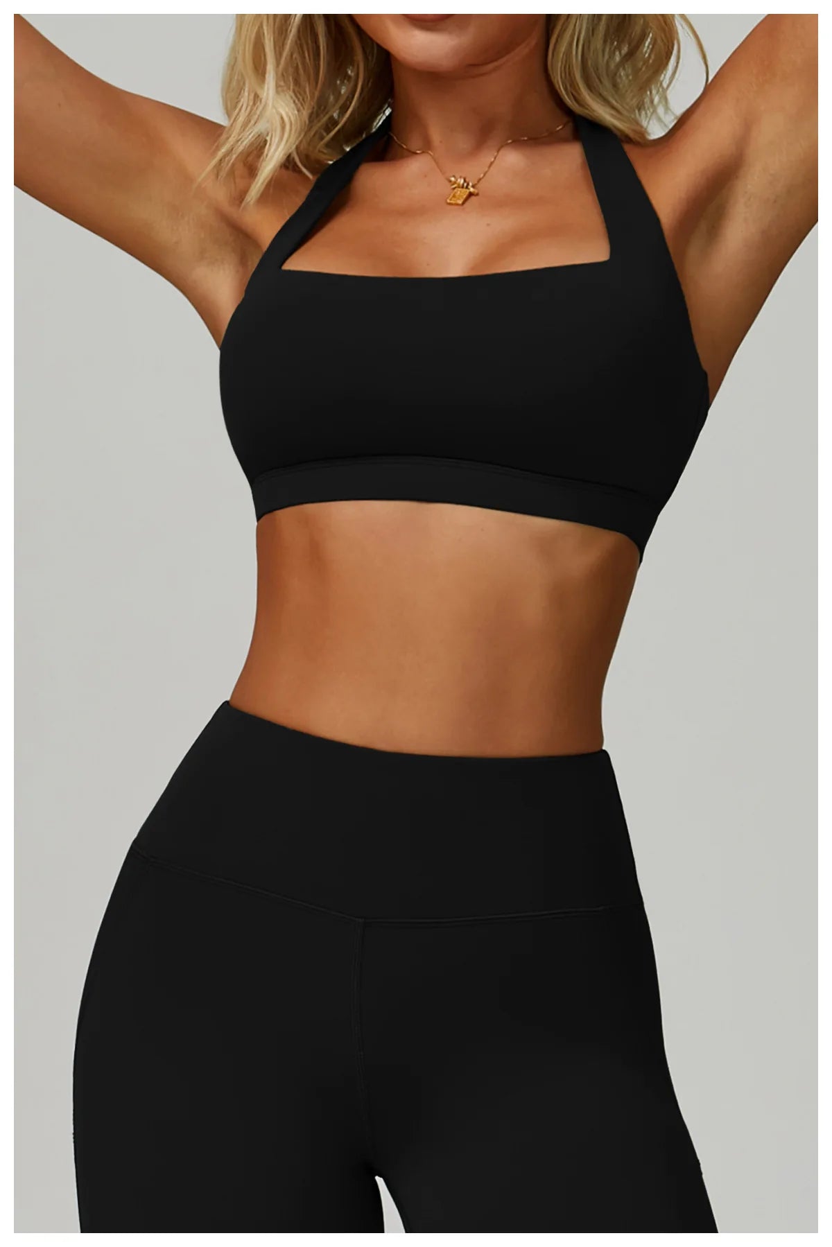 Women Fitness Yoga Bras Race Back Sports Underwear Hanging Neck Bra Women Breathable Underwear For Women Gym High Strength Top