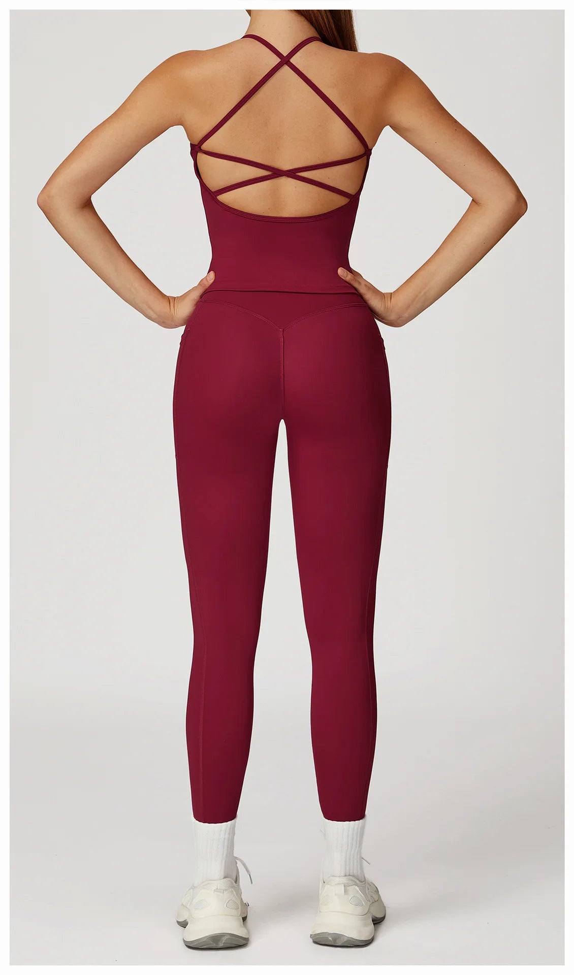 Women Tracksuit Yoga Set 2PCS Gym Workout Clothes for Female Push Up Bra High Waist Leggings Sexy Fitness Sportswear Sports Suit