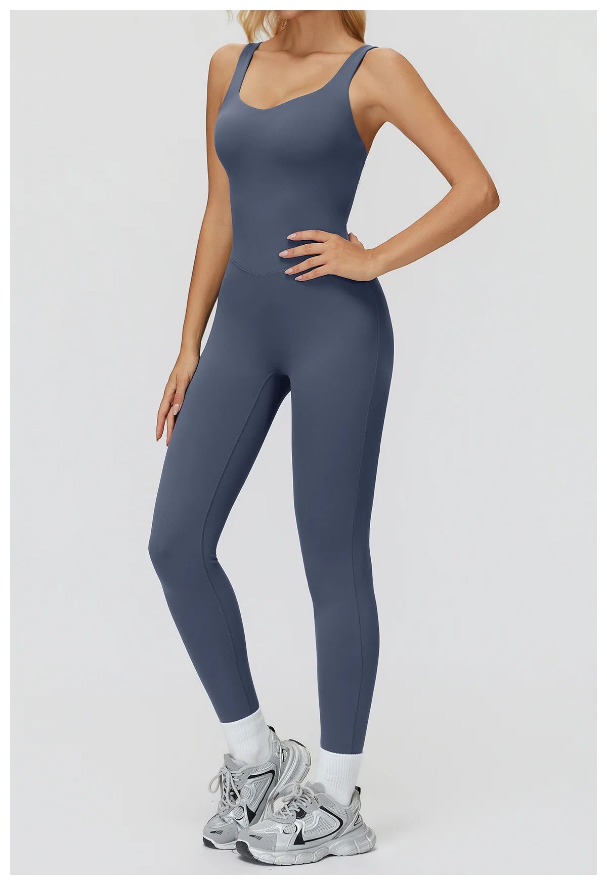 Women's Tracksuit Yoga Set Jumpsuits One Piece Fitness Rompers Sleeveless Sportswear Gym Set Push Up Bodysuits Workout Clothes