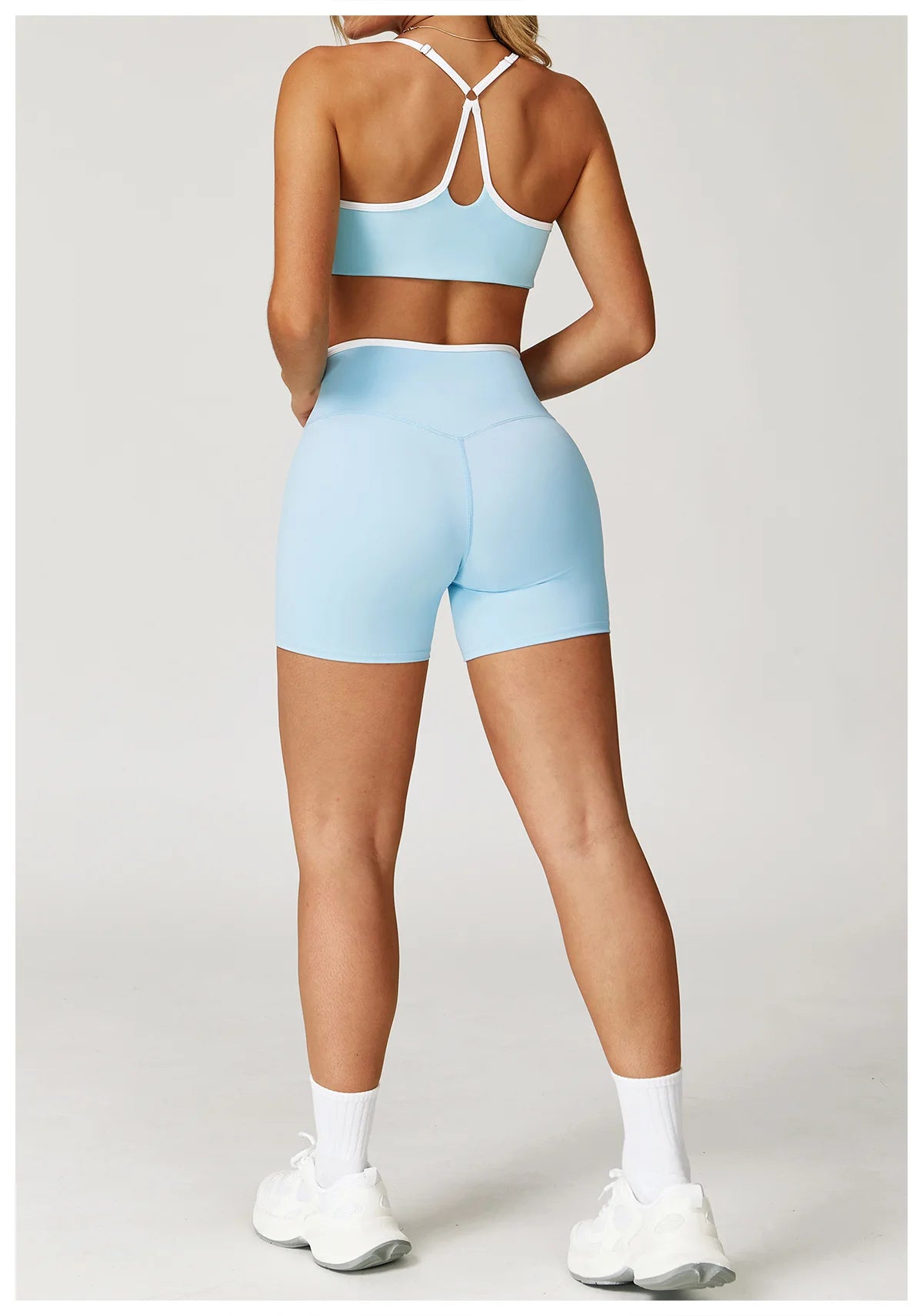 Women's Clothes Yoga Set 2 Pieces Workout Tracksuit Sportswear Gym Clothing High Waist Bell-bottoms Sexy Fitness Bta Sports Suit