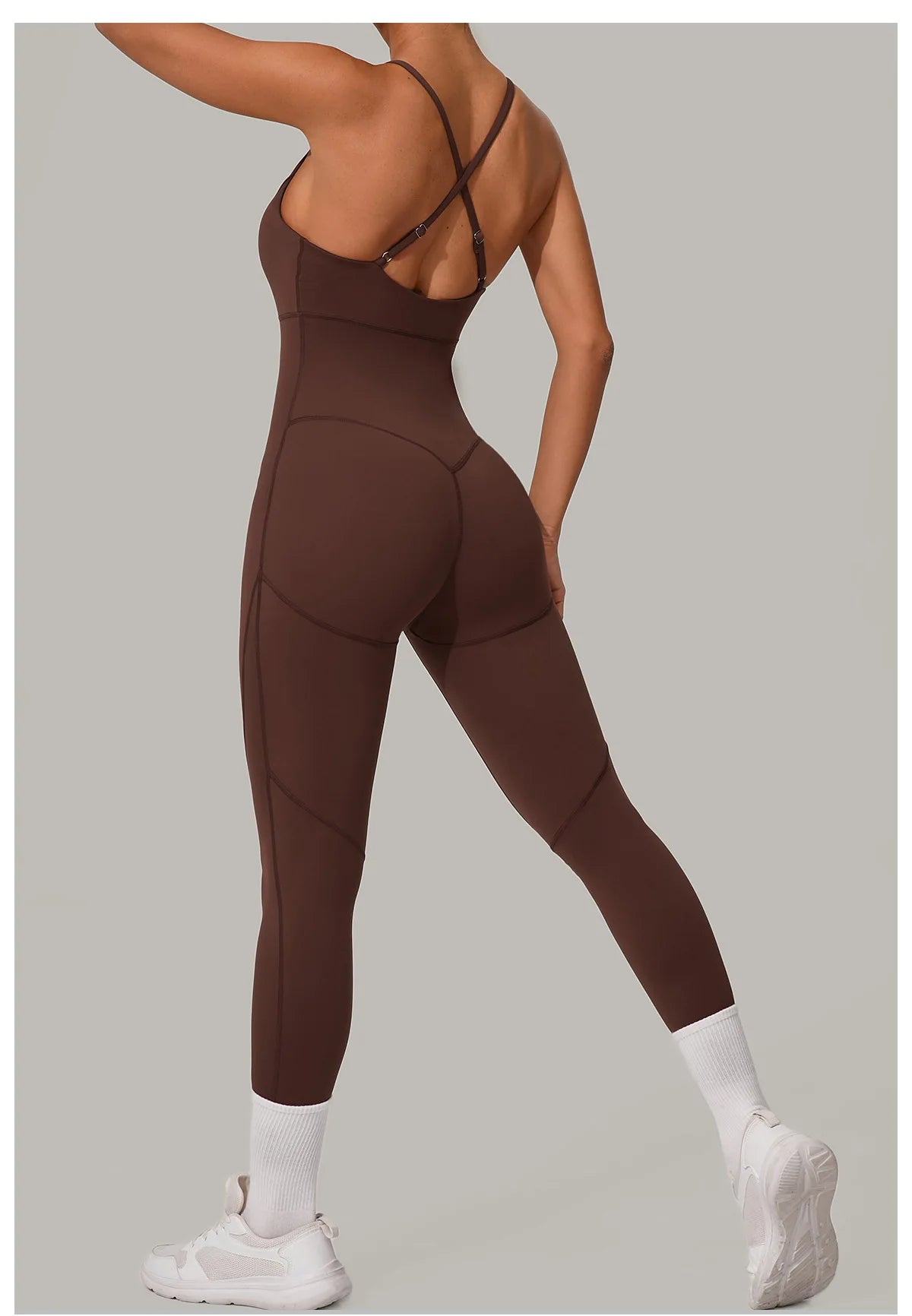 Women's Tracksuit Jumpsuits One-Piece Suit Sleeveless Yoga Set Gym Push Up Workout Clothes Fitness Bodysuit Sportswear Rompers