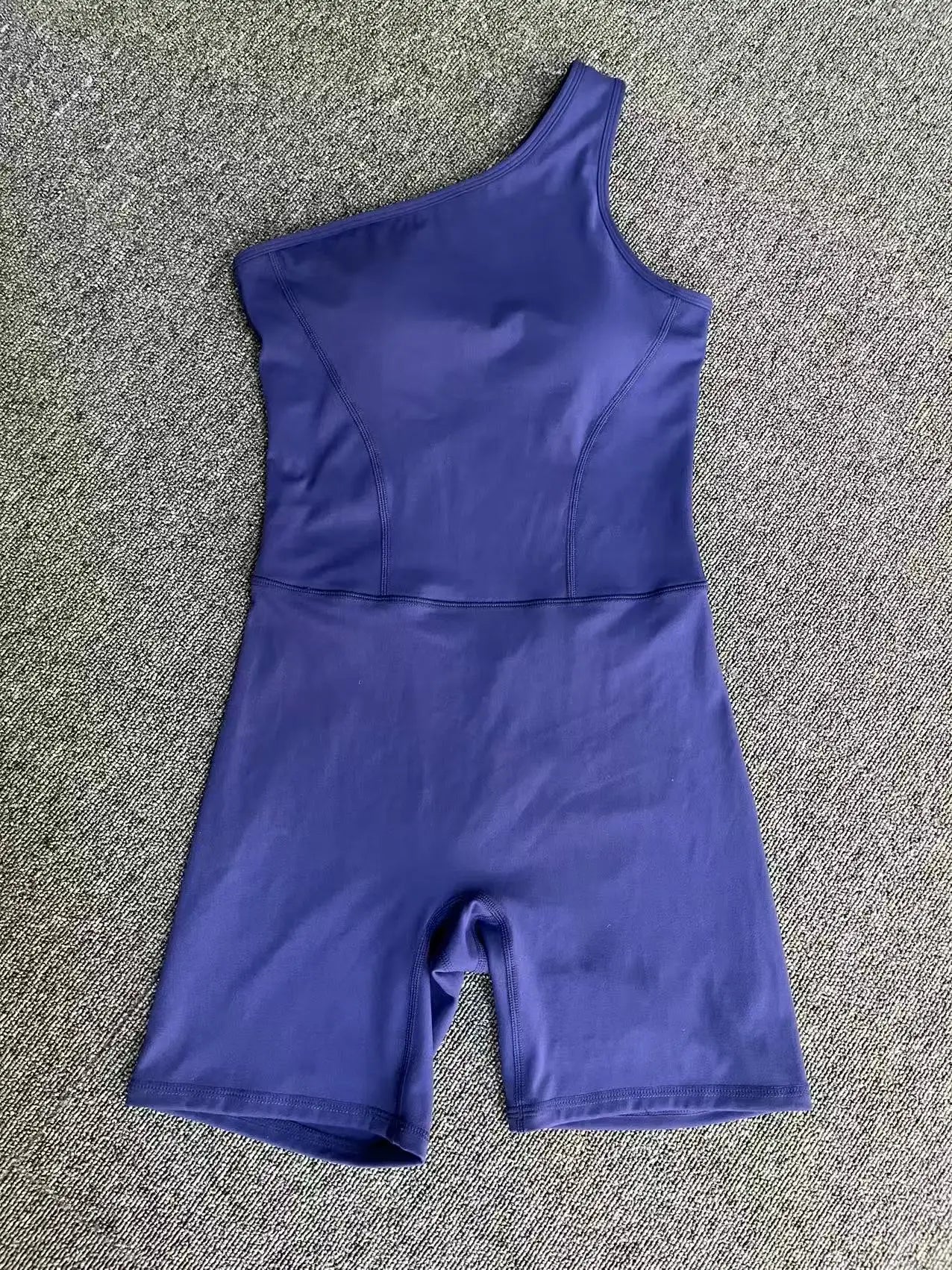 One Shoulder Jumpsuit Women's Fitness Suit Short Sets Sports Overalls for Woman Tracksuit Yoga Clothing Gym Workout Sportswear