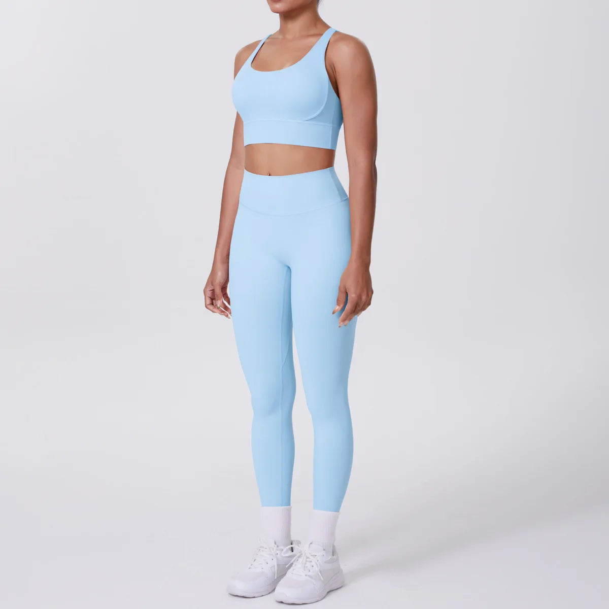 JJUREN Seamless Yoga Suit Women Tracksuit Sports Bra High Waist Leggings Yoga Outfit Gym Set Fitness Workout Clothes Sportswear