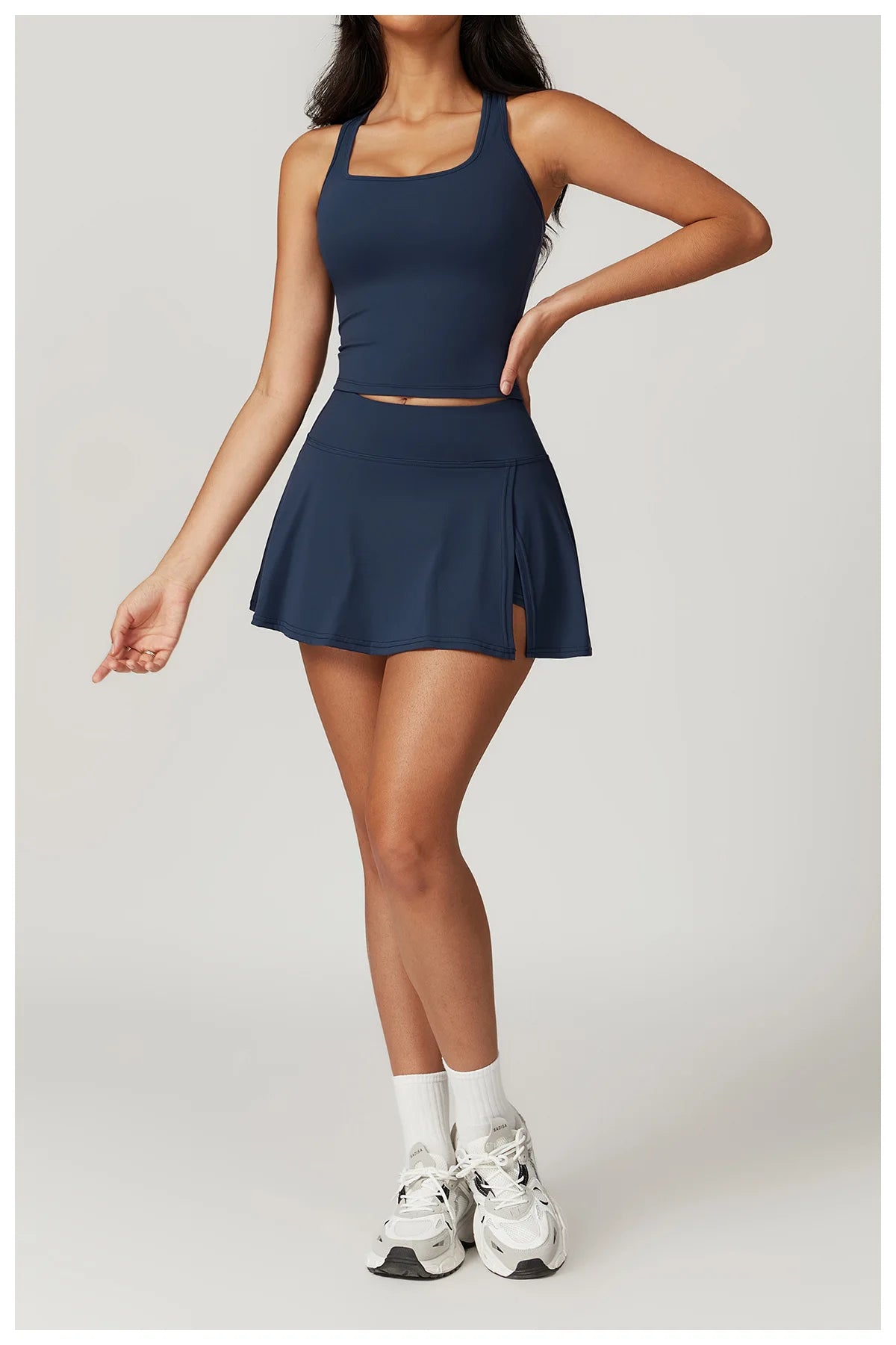 Summer Slim Yoga Shorts Women Short Skirts Ultra Short Mini Skirts Gym Exercise Running Fitness Tennis Anti-Light Sports Skirts
