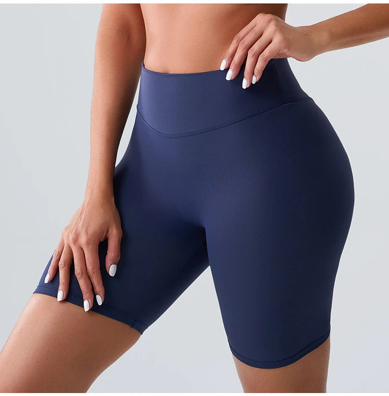 Sports Short Women Yoga Shorts High Waist Breathable Soft Fitness Tight Women Yoga Legging Shorts Cycling Athletic Gym Shorts