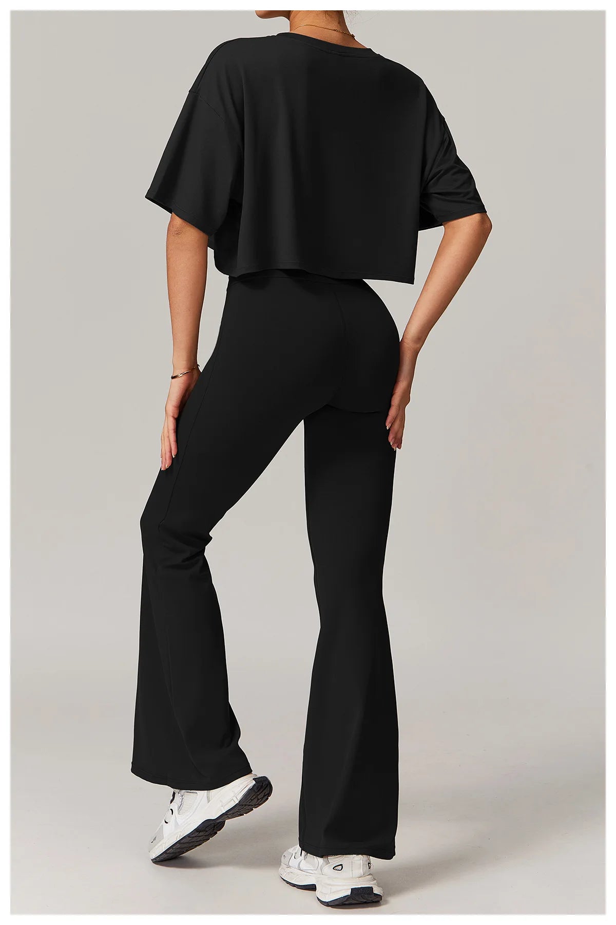 Yoga Pants Sport Leggings Women Bell-bottoms High Waist Wide Leg Pants Push Up Woman Tights Fitness Workout Legging Gym Clothing