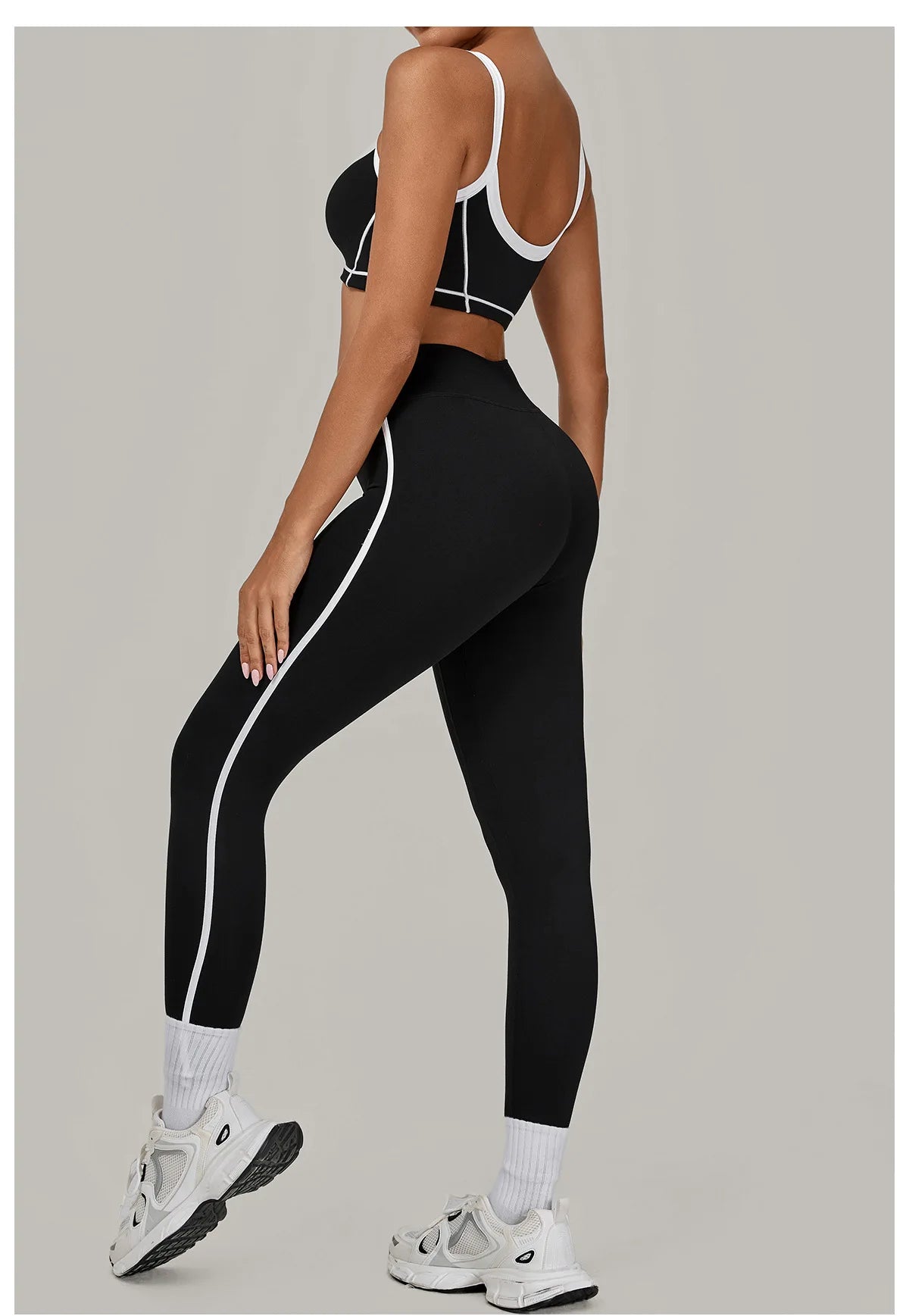 2PCS Yoga Suit Women Tracksuit Sports Bra High Waist Leggings Sports Outfit Gym Set Fitness Workout Clothes Running Sportswear