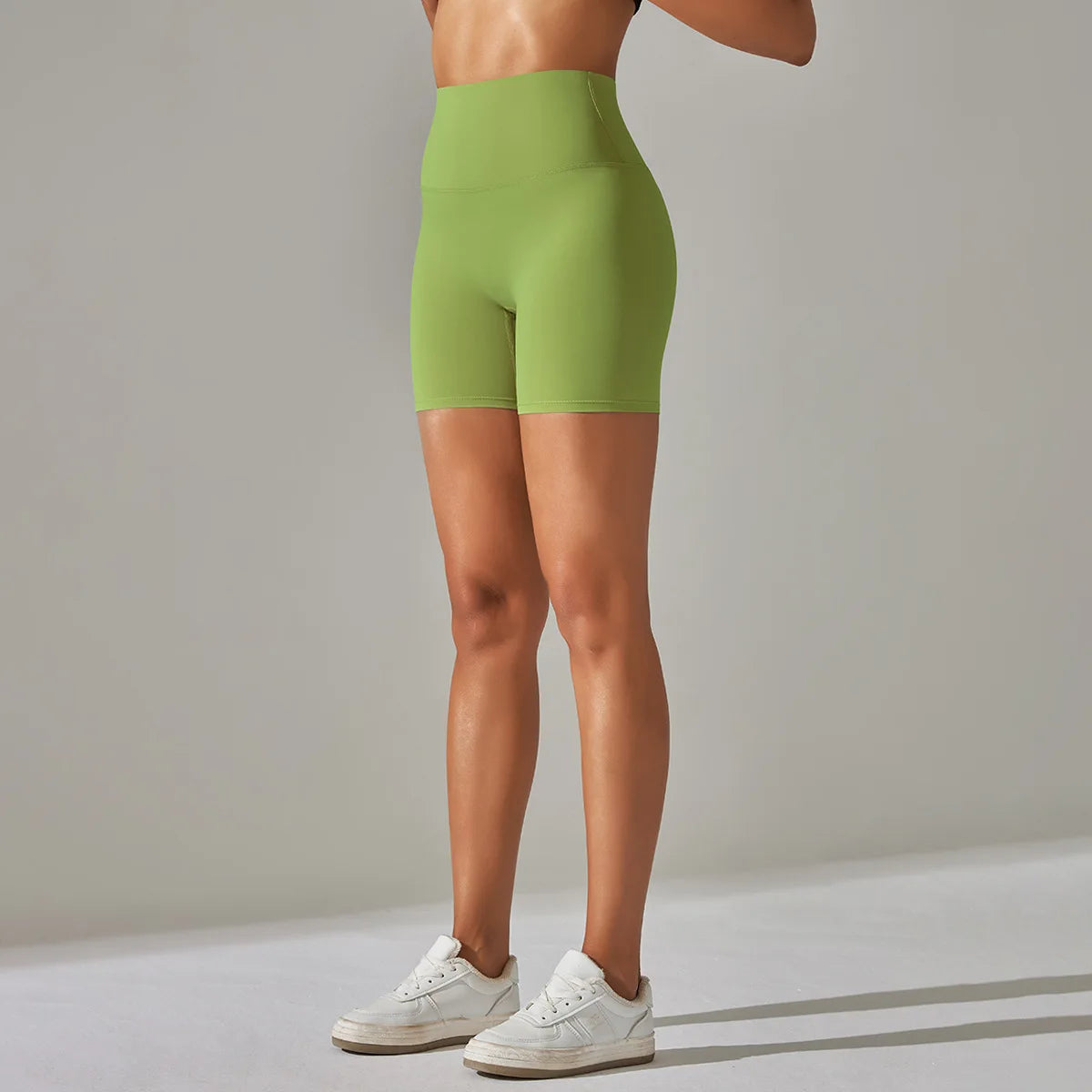 Seamless Yoga Shorts Women Fitness Shorts Running Cycling Shorts Breathable Sports Leggings High Waist Summer Workout Gym Shorts