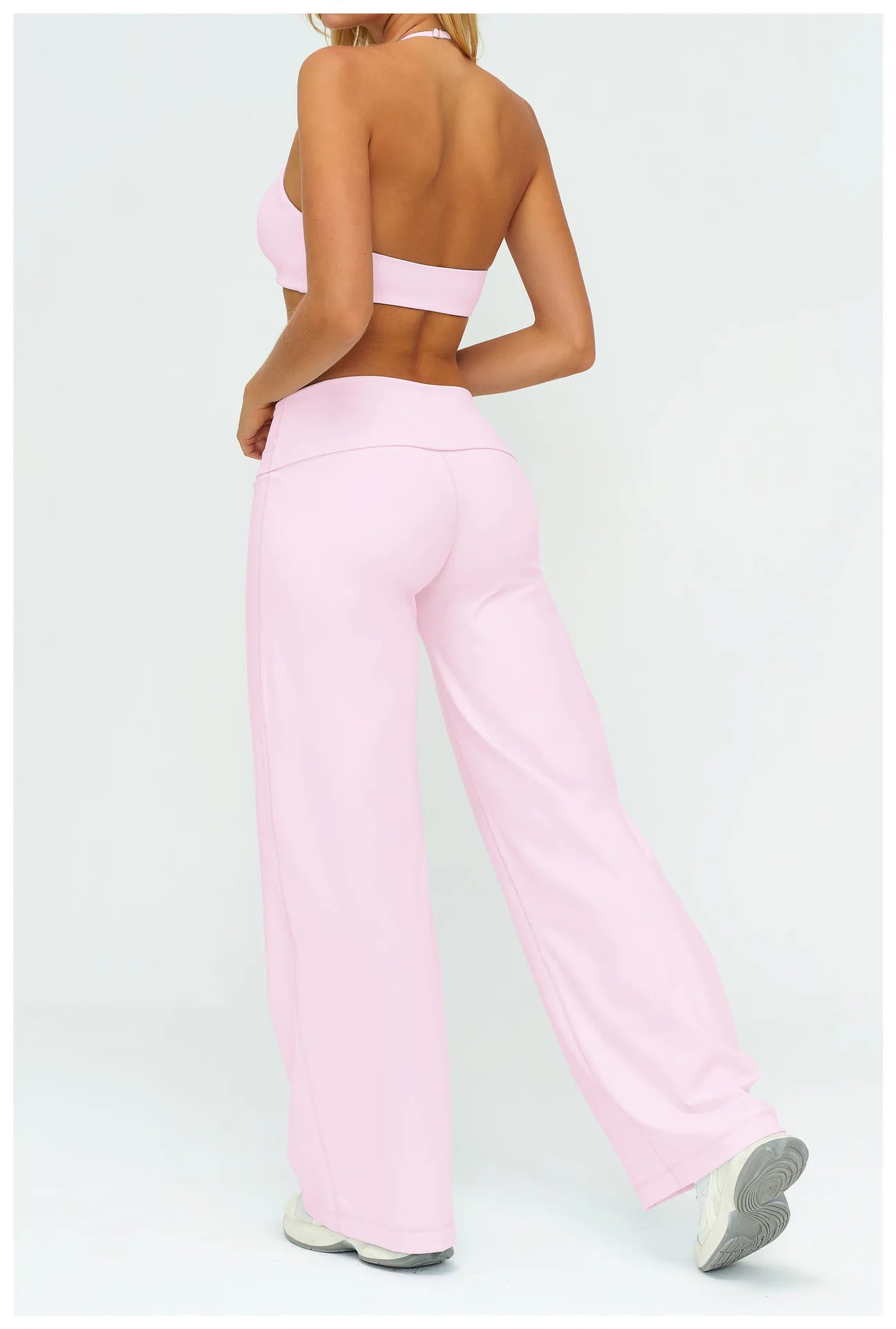 2/3PCS Women Tracksuit Yoga Set Sportswear Workout Clothes Athletic Wear Gym Outfit Fitness Bra Crop Top Long Sleeve Sports Suit