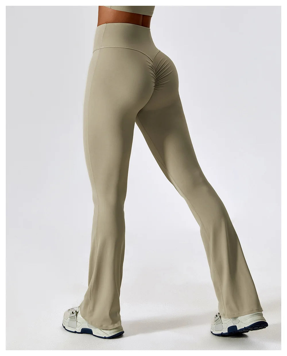 Flare Leggings Yoga Pants Women High Waist Wide Leg Pant Women Gym Workout Fitness Sports Tight Flared Pant Latin Dance Trousers