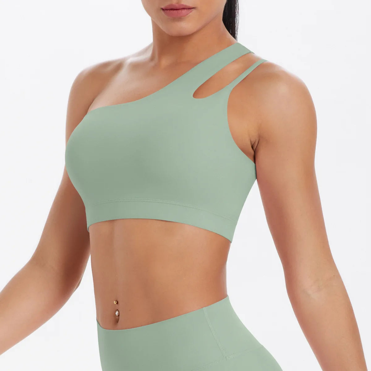 Sports Bra Women Push Up Fitness Bras One Shoulder Underwear Shockproof Yoga Bra Workout Bra Yoga Running Bra Sexy Vest
