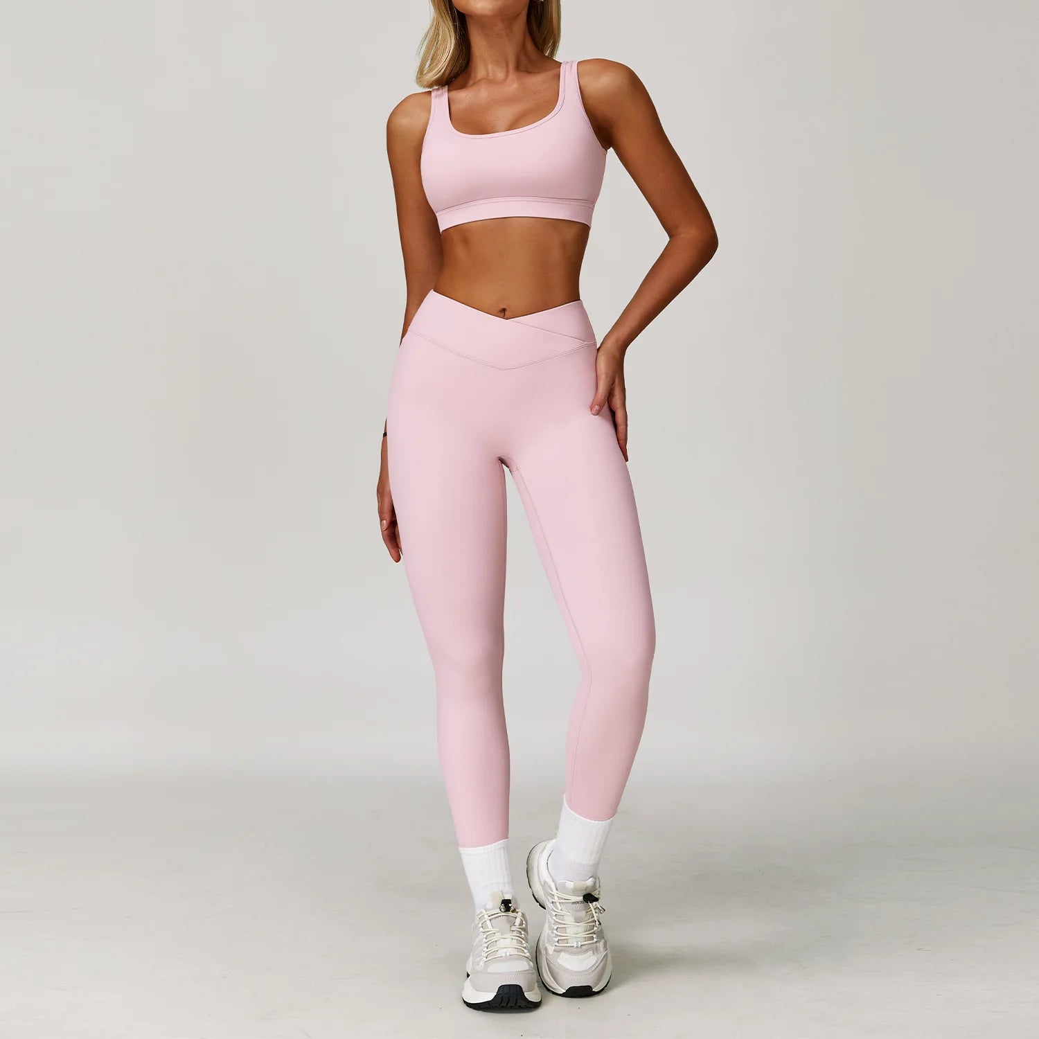 Sportswear Yoga Set 2PCS Gym Clothes Workout Outfits Yoga Suits For Women Tracksuits Fitness Set Sports Bra Running Gym Leggings