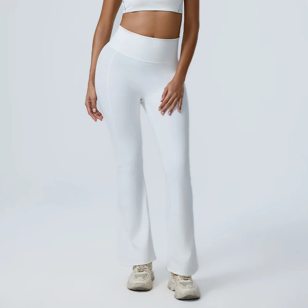 Yoga Leggings Women Yoga Pants Running Bell-bottoms Yoga Tights High Waist Fitness Pants Gym Leggings Sports Wide Leg Pant