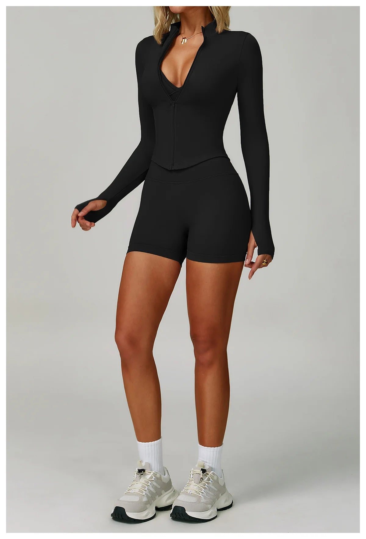 3PCS Yoga Set Seamless Sports Set Women Tracksuit Quick-Drying Gym Set Women Tracksuit Running Workout Long Sleeve Yoga Clothing