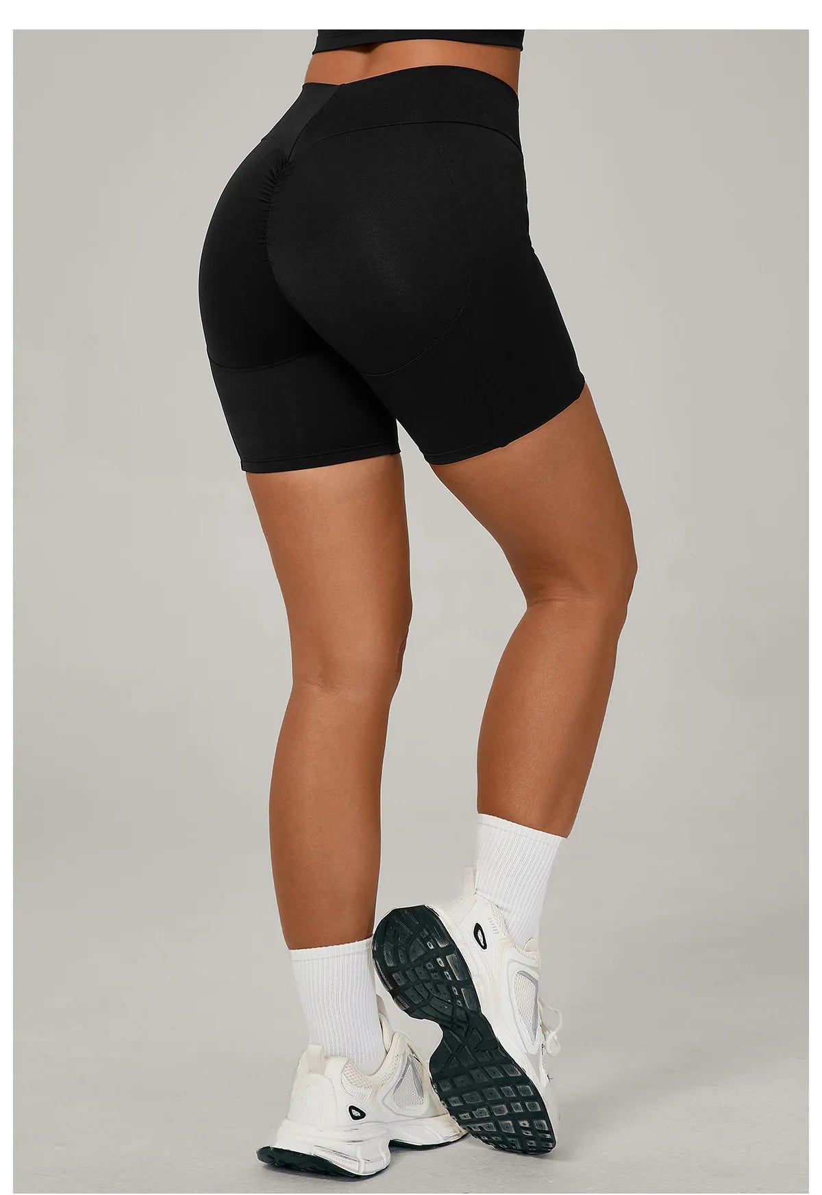 Impact Yoga Shorts Women High Waist Workout Shorts Fitness Yoga Tights Lift Butt Fitness Ladies Gym Running Cycling Short Pants