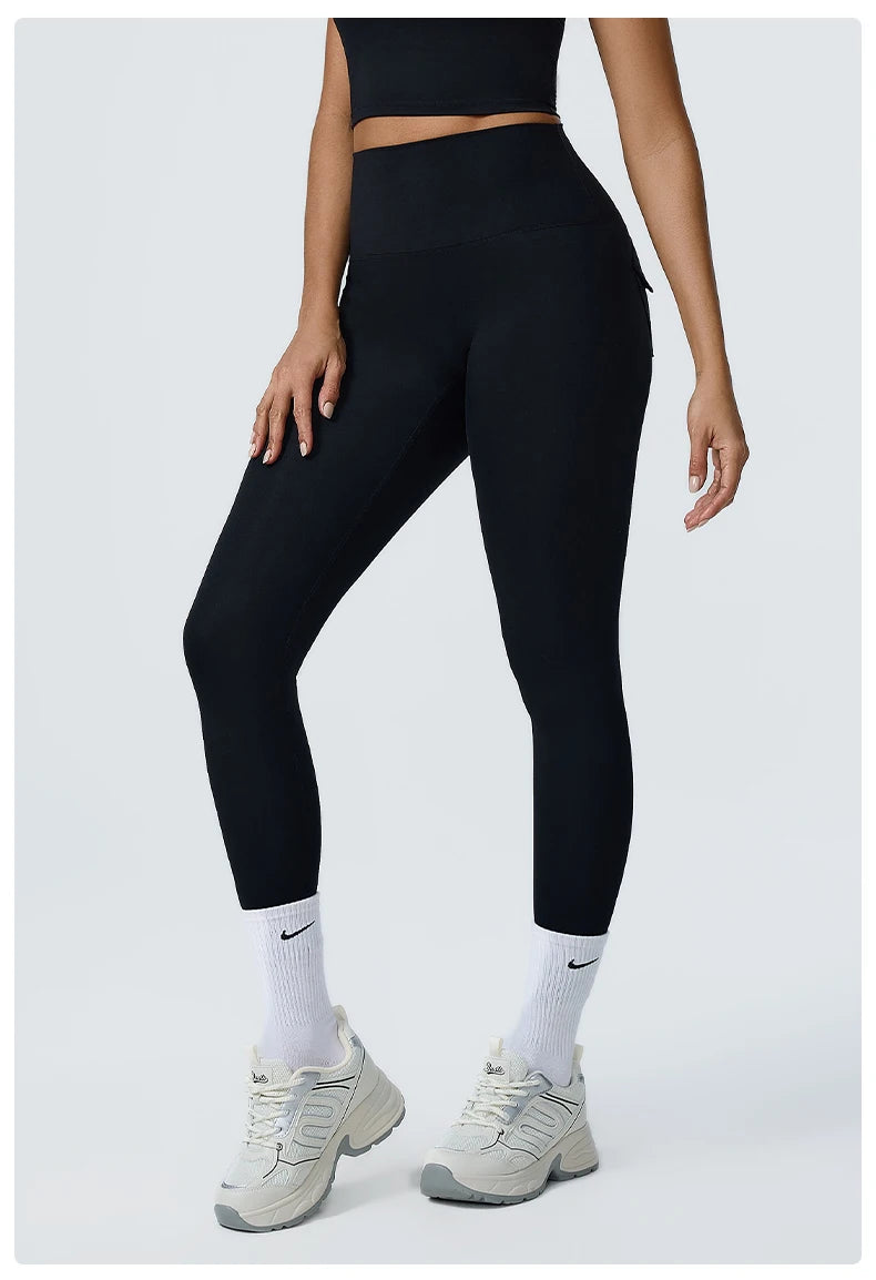 Yoga Leggings Women's High Waist Leggings Butt Lifting Breathable Sports Pants for Women Gym Leggings Pocket Push Up Tight