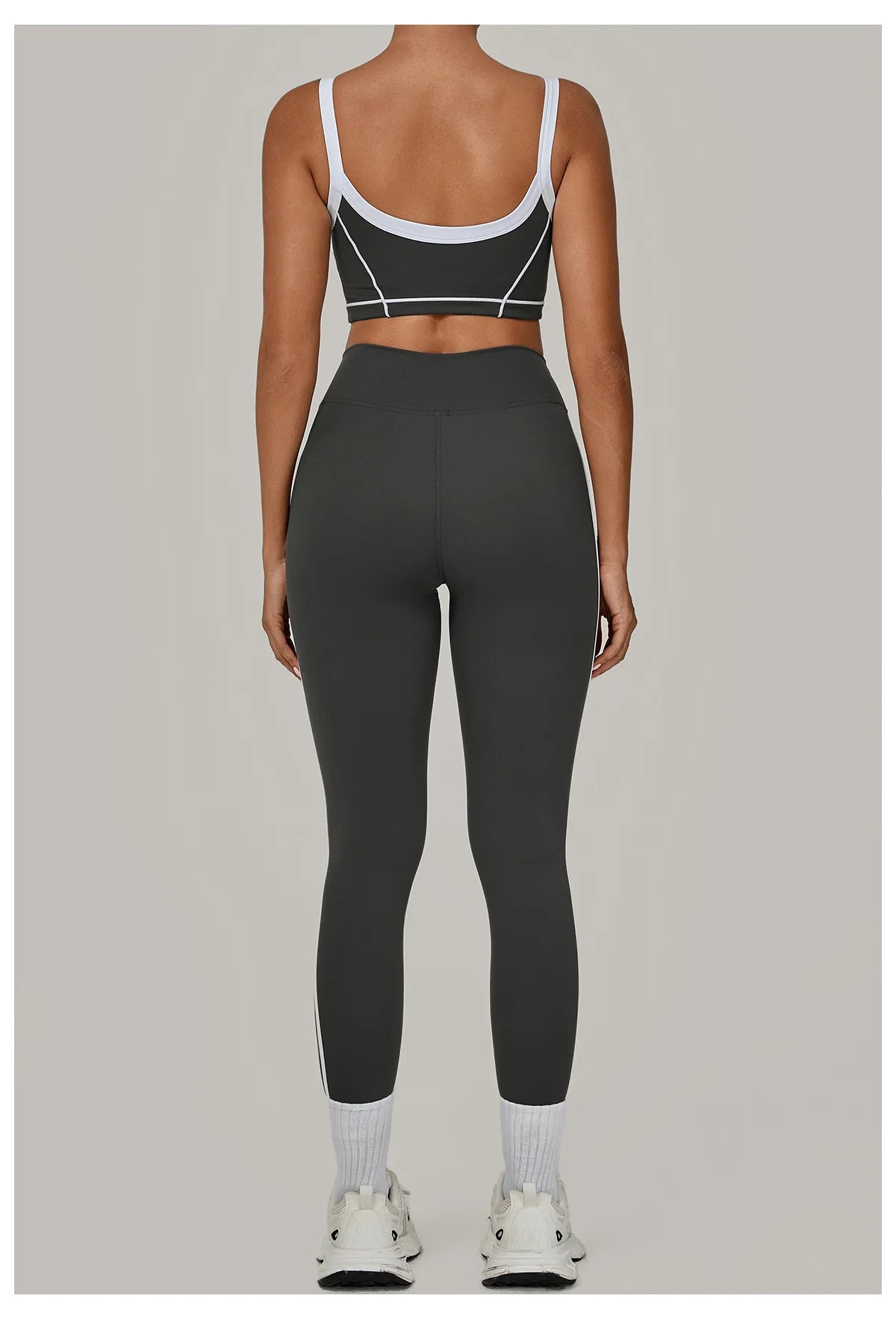 2PCS Yoga Suit Women Tracksuit Sports Bra High Waist Leggings Sports Outfit Gym Set Fitness Workout Clothes Running Sportswear
