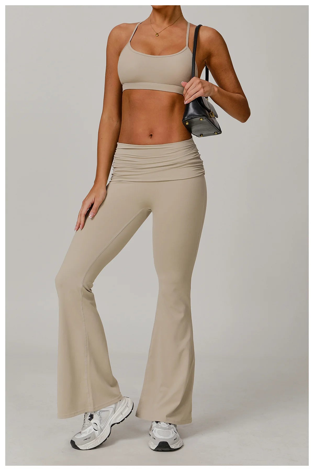 Yoga Clothes 2 Piece Women's Tracksuit Athletic Wear Pilates Fitness Suit Gym Workout Push Up Clothes Sports Bra Leggings Suit