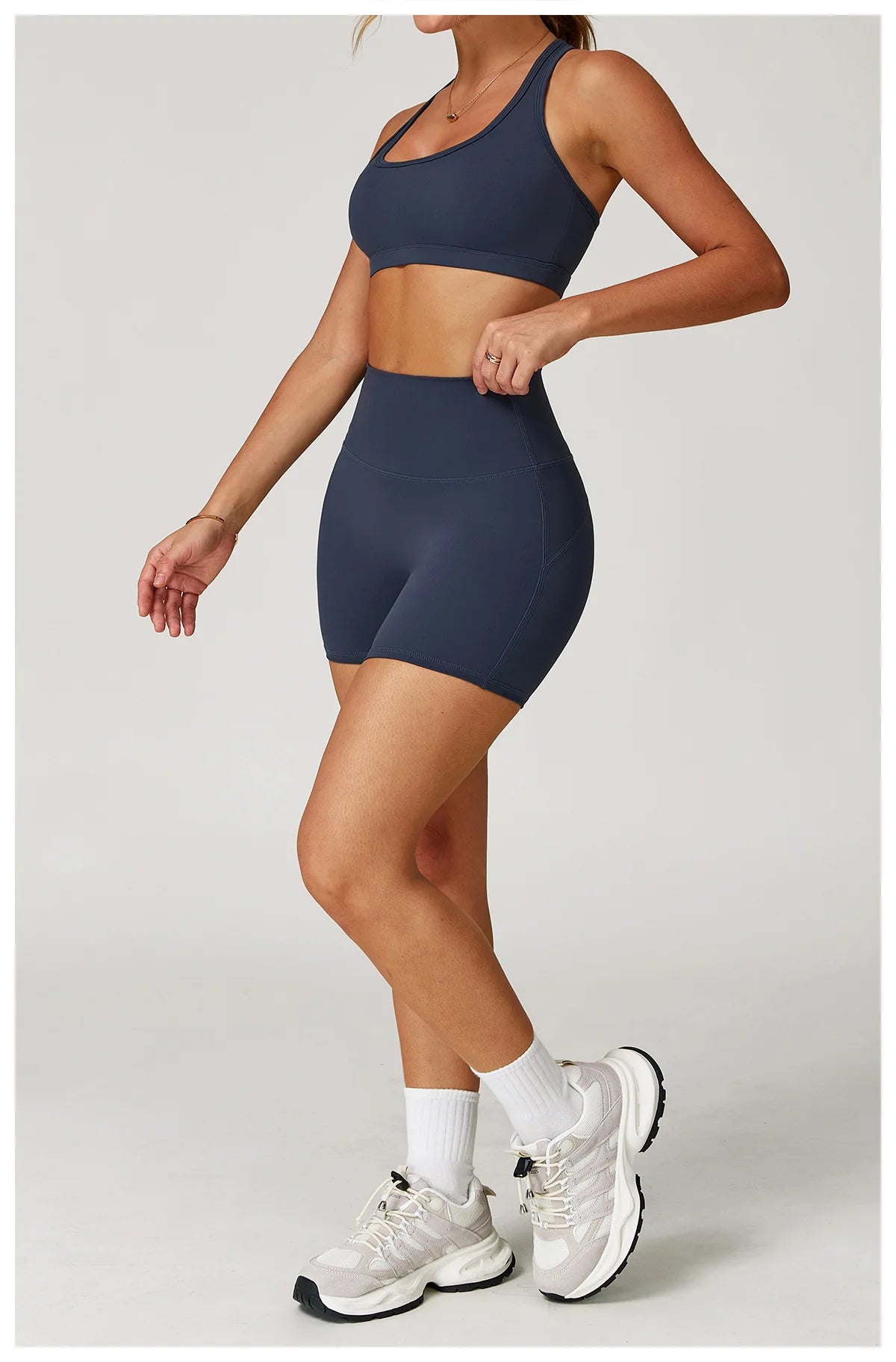 Yoga Set 2 Pieces Women Clothes Workout Outfits Fitness Sportswear Gym Tracksuit High Waist Leggings Sports Bra Athletic Wear