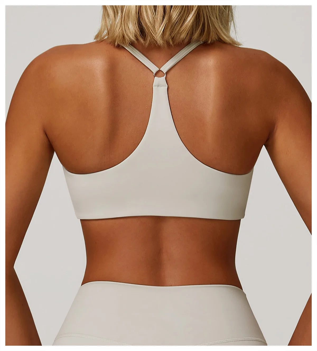 Sexy Women Tops Back Cross Strap Tank Top Push Up Running Impact Sports Bra Breathable Soft Fitness Beauty Solid Color Yoga Bra
