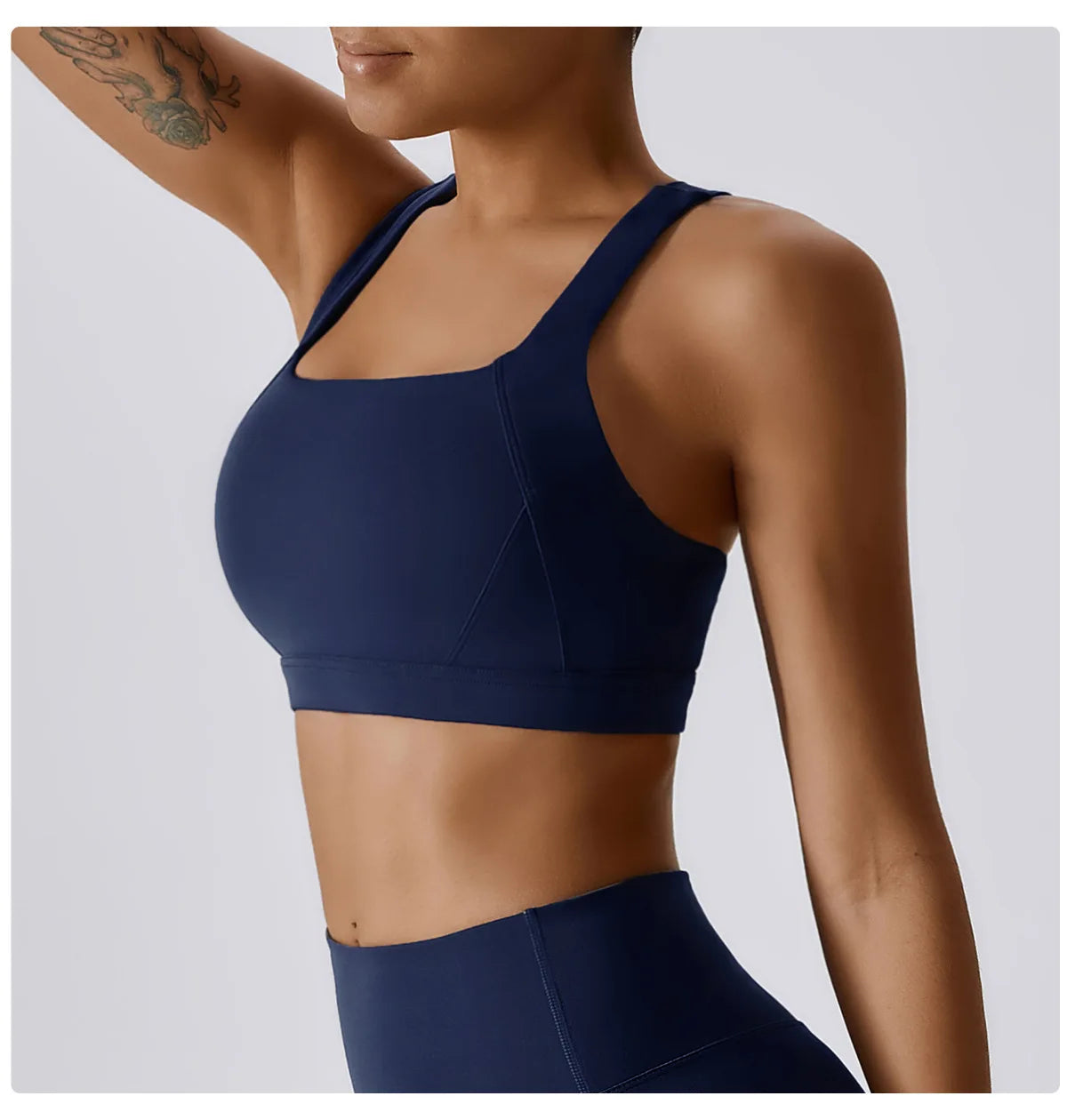 Breathable Sports Bra Shockproof Crop Anti-sweat Fitness Top Women Yoga Bra Push Up Sport Gym Running Workout Top Soft Underwear