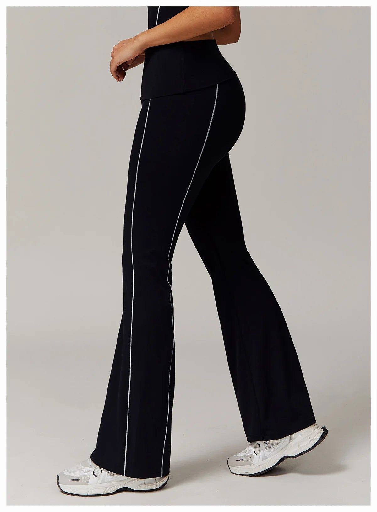 Fitness Bell-bottoms Women Sport Leggings High Waist Wide Leg Pants Yoga Leggings Gym Quick Dry Push Up Slim Pants Female Tights