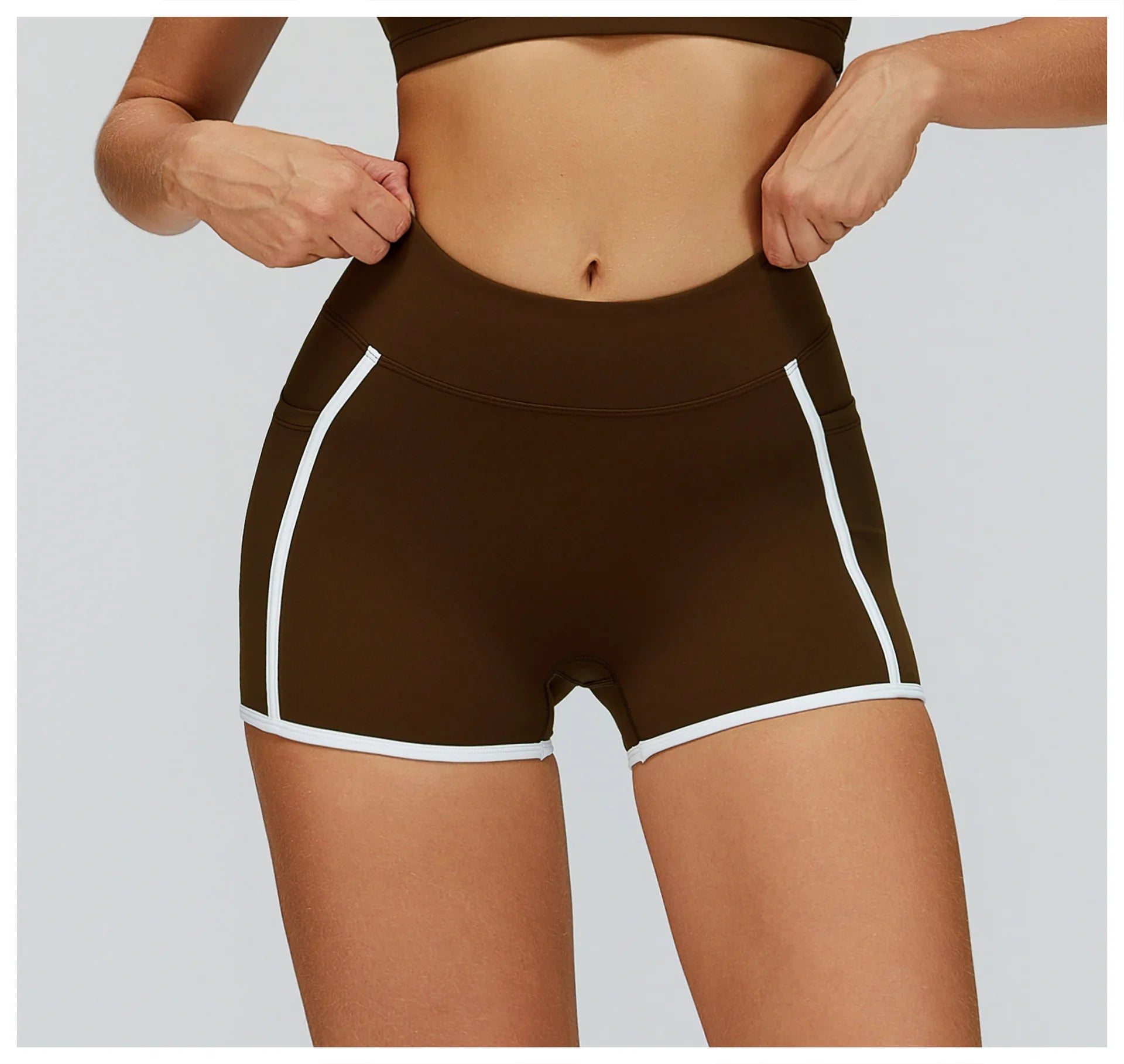 Yoga Shorts Women Impact Sports Shorts Tights Gym Workout Shorts High Waist Push Up Running Fitness Sports Shorts Cycling Shorts