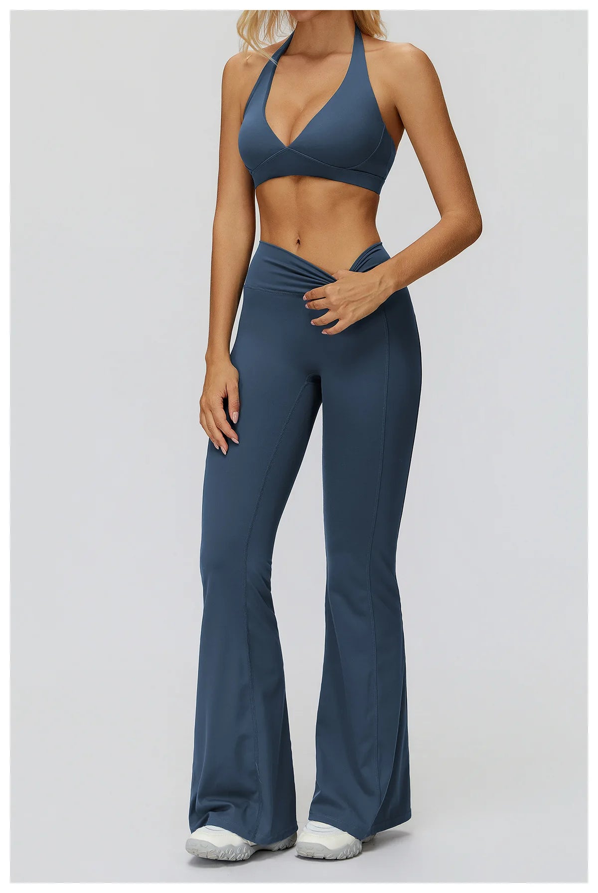 Yoga Suit 2PCS Women Tracksuit Sports Bra High Waist Legging Gym Set Fitness Outfit Running Workout Clothes Push Up Sportswear