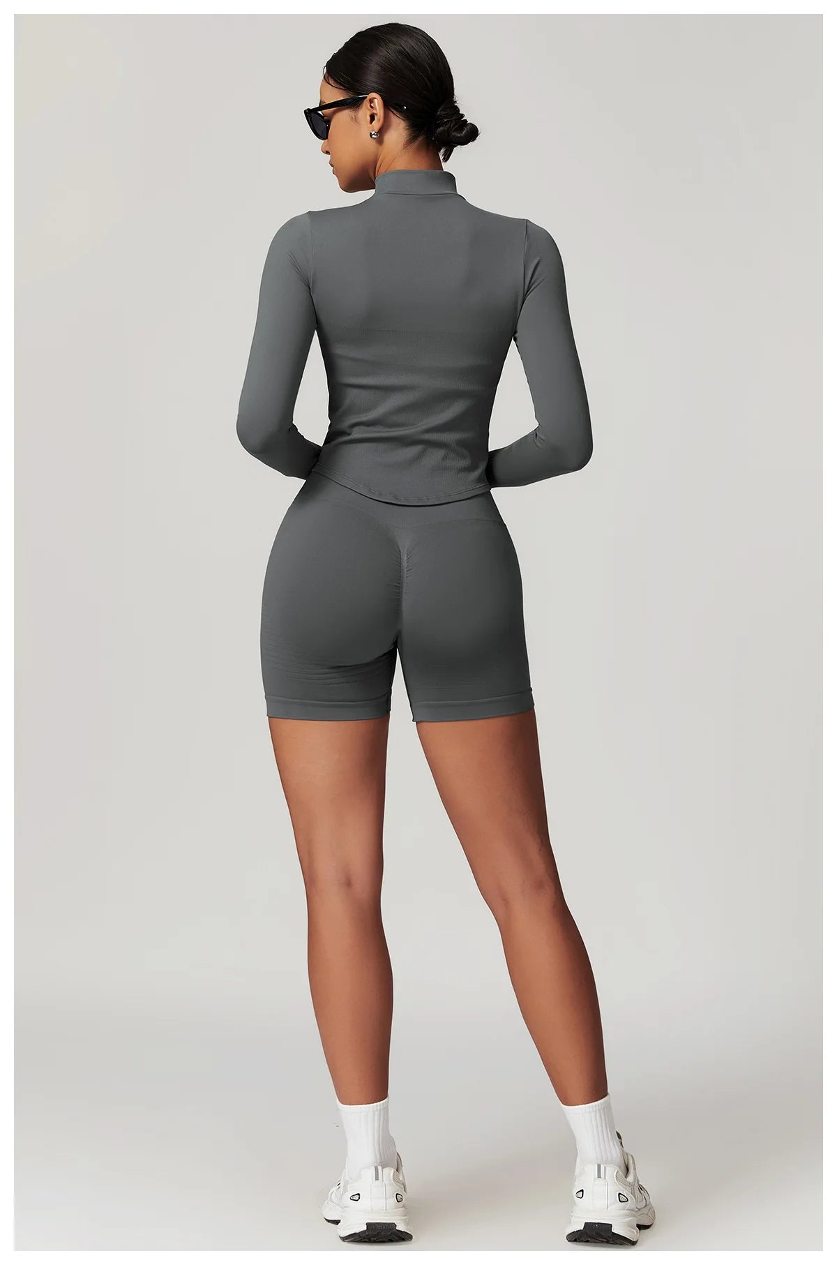 Seamless Women Yoga Shorts High Waist Workout Shorts Fitness Yoga Lift Butt Fitness Ladies Yoga Tights Gym Running Short Pants