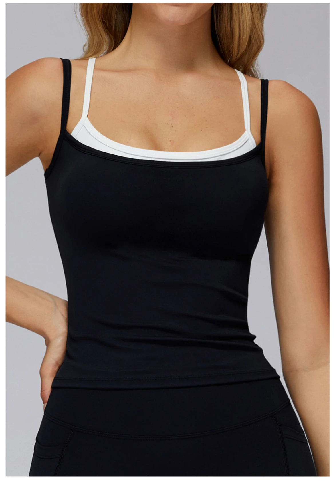 Sports Bra Women Underwear Shock-absorbing Gathering Double Breast Strap Yoga Vest Quick Drying Anti Sagging Shaping Fitness Bra