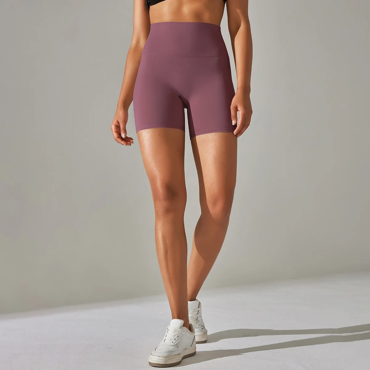 Seamless Yoga Shorts Women Fitness Shorts Running Cycling Shorts Breathable Sports Leggings High Waist Summer Workout Gym Shorts