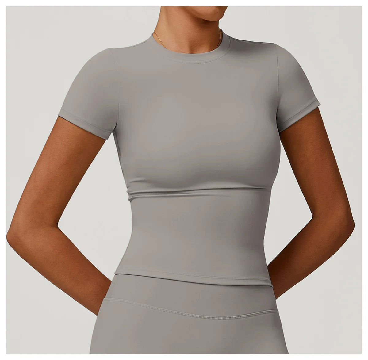 Yoga Shirts Women Top Quick Dry Running Tops Tights Push Up Workout Gym Clothe Female Short Sleeve Fitness Sports T-Shirts