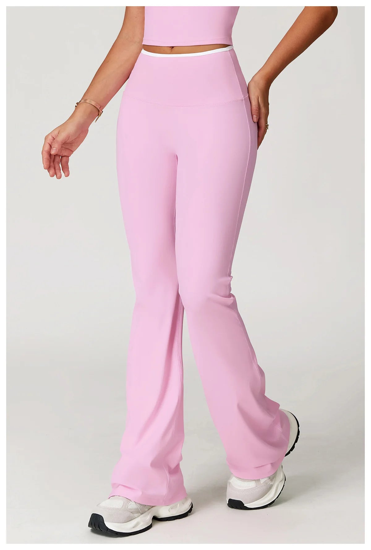Flare Leggings Yoga Women High Waist Wide Leg Yoga Pants Impact Gym Sports Slim Flared Tights Pants Control Tummy Dance Trousers