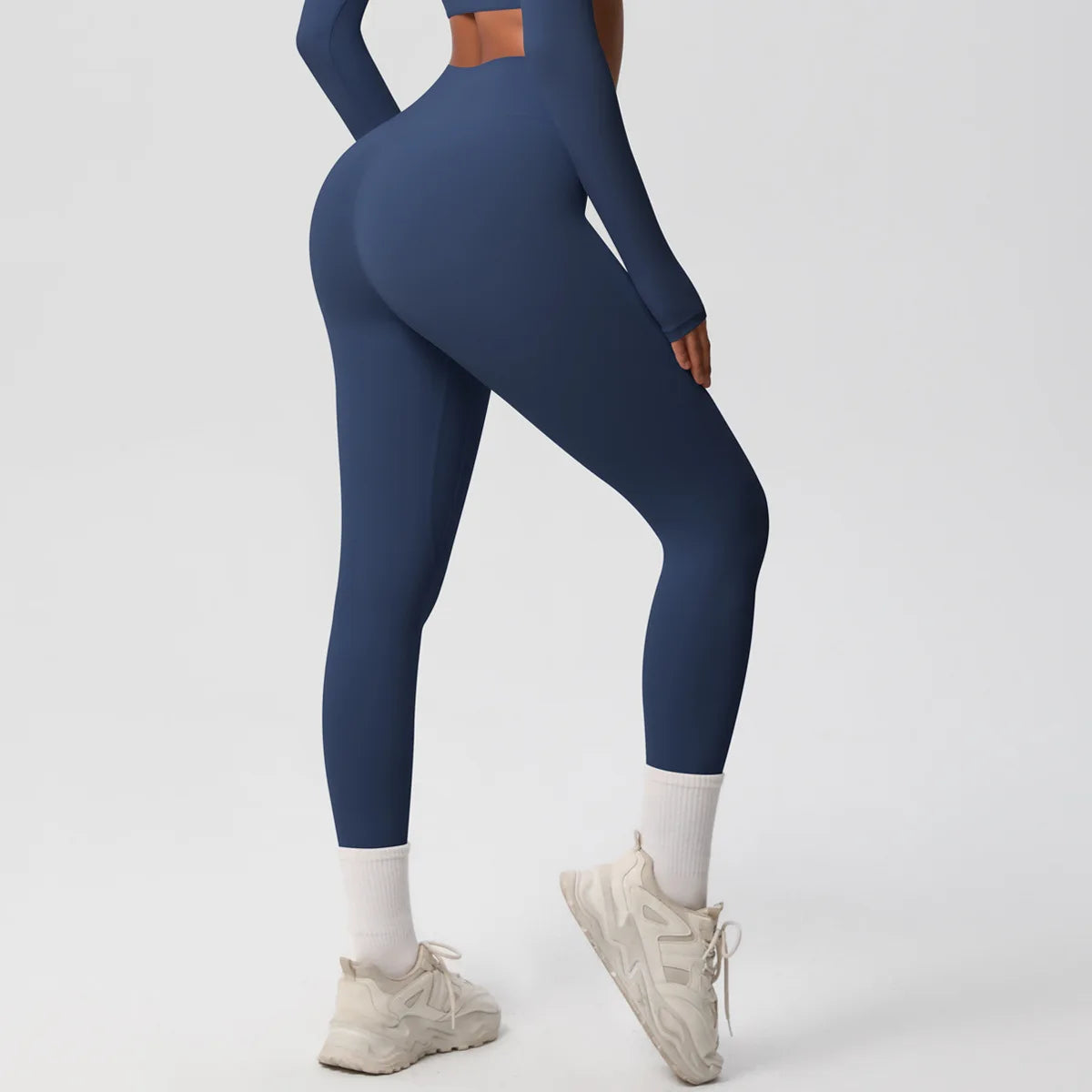 Leggings Female High Elastic Seamless Tights High Waist Butt Lift Sexy Fitness Pants Knit Slim Gym Running Yoga Leggings