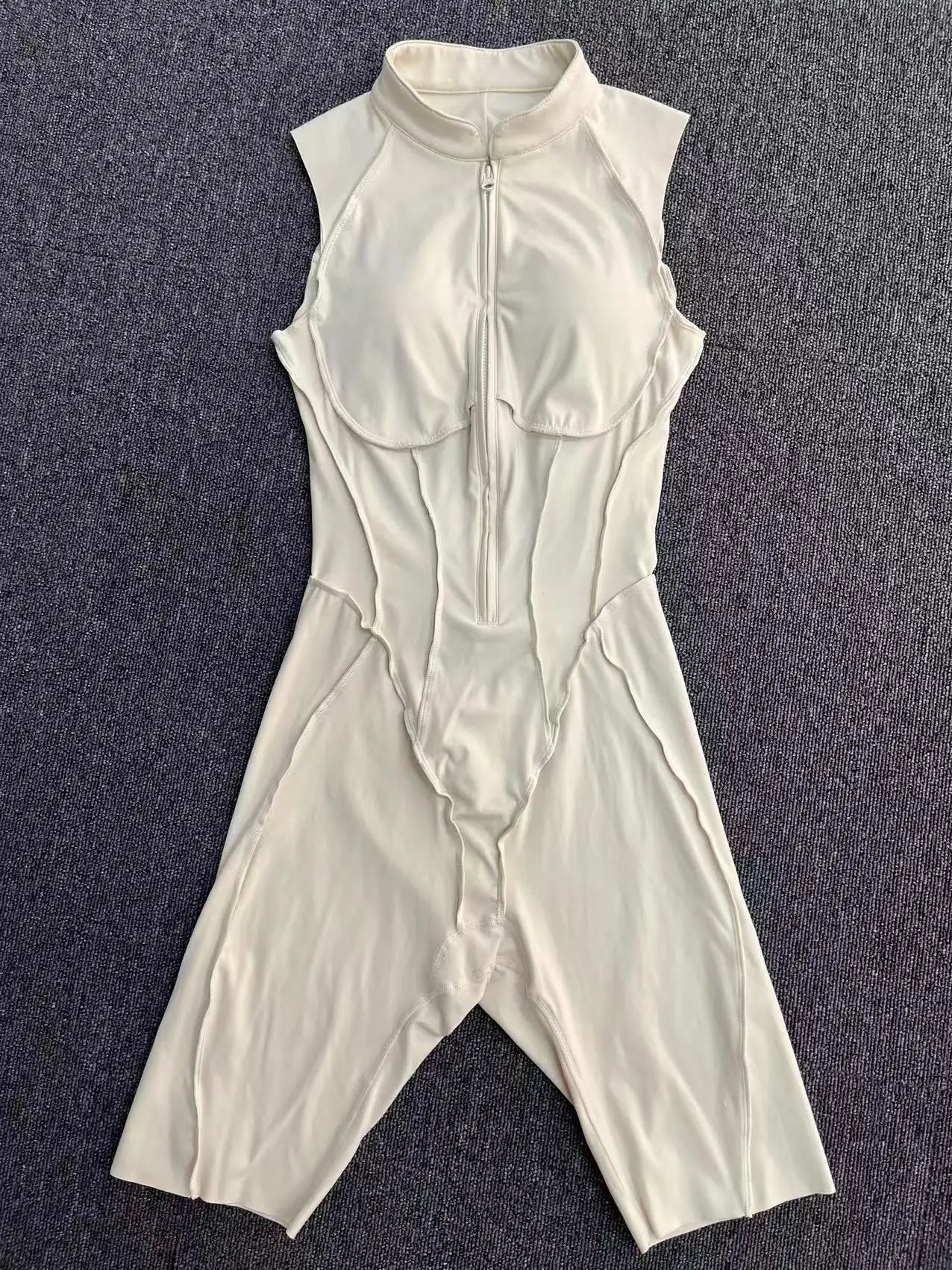 Zipper Jumpsuit Women's Fitness Suit Short Sets Sports Overalls for Woman Tracksuit Yoga Clothing Gym Workout Clothes Sportswear