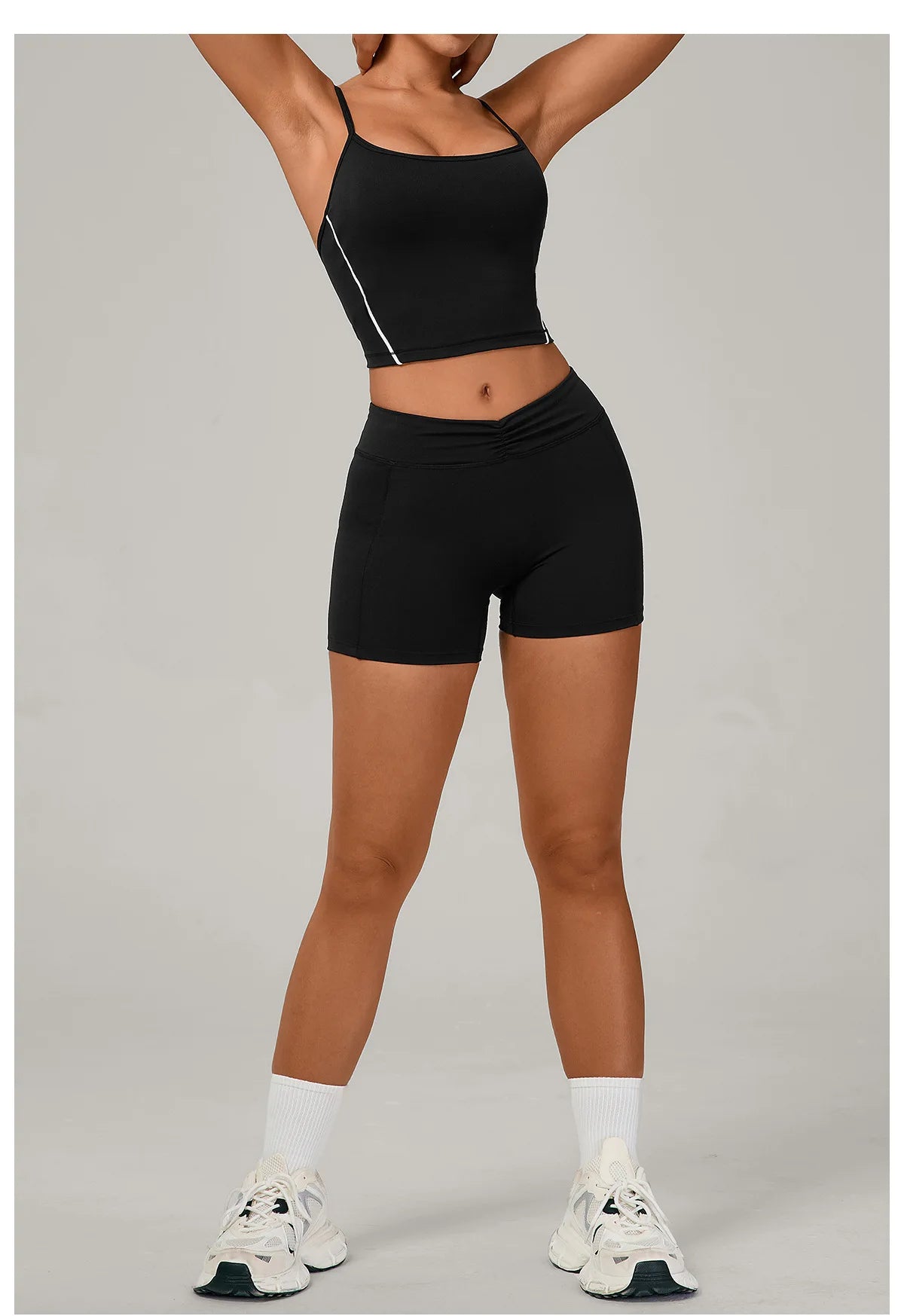 2 Pieces Yoga Sport Set Women Tracksuit Sports Bra Shorts Yoga Set Comfort Elastic Sportsuit Workout Outfit Fitness Gym Clothes