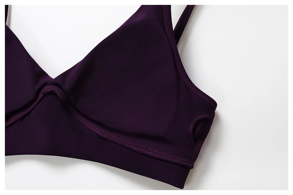 Sexy Sports Bra Push Up Gym Top Women Quick-Drying Yoga Clothes Women Top Shock Resistant Fitness Underwear Running Workout Bra