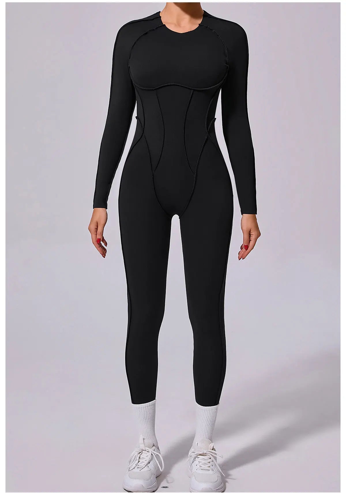 Workout Jumpsuit Sports Overalls Women Tracksuit Gym Clothing Running Long Sleeved Fitness Suits Gym Clothes Sportswear Yoga Set