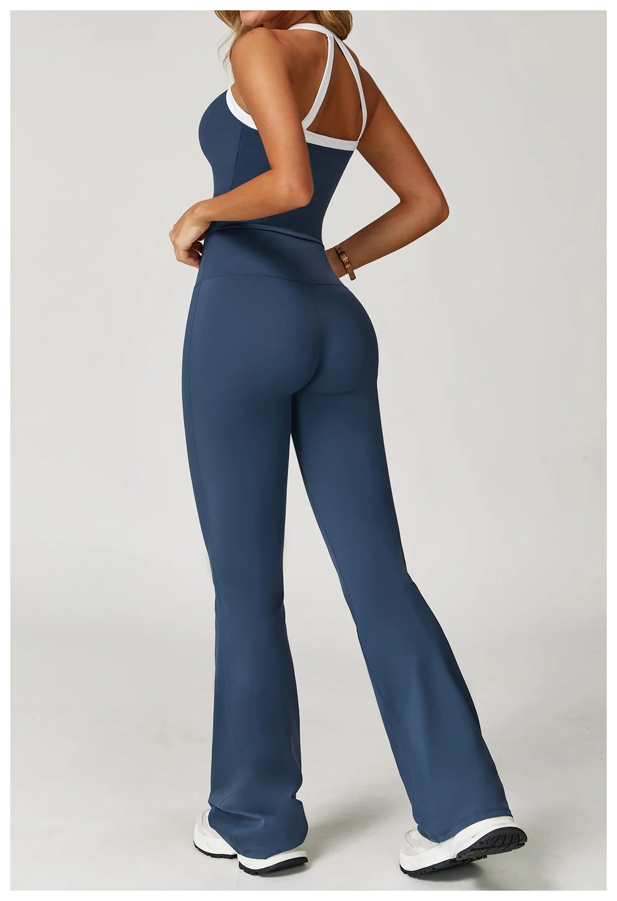 Flare Leggings Yoga Women High Waist Wide Leg Yoga Pants Impact Gym Sports Slim Flared Tights Pants Control Tummy Dance Trousers